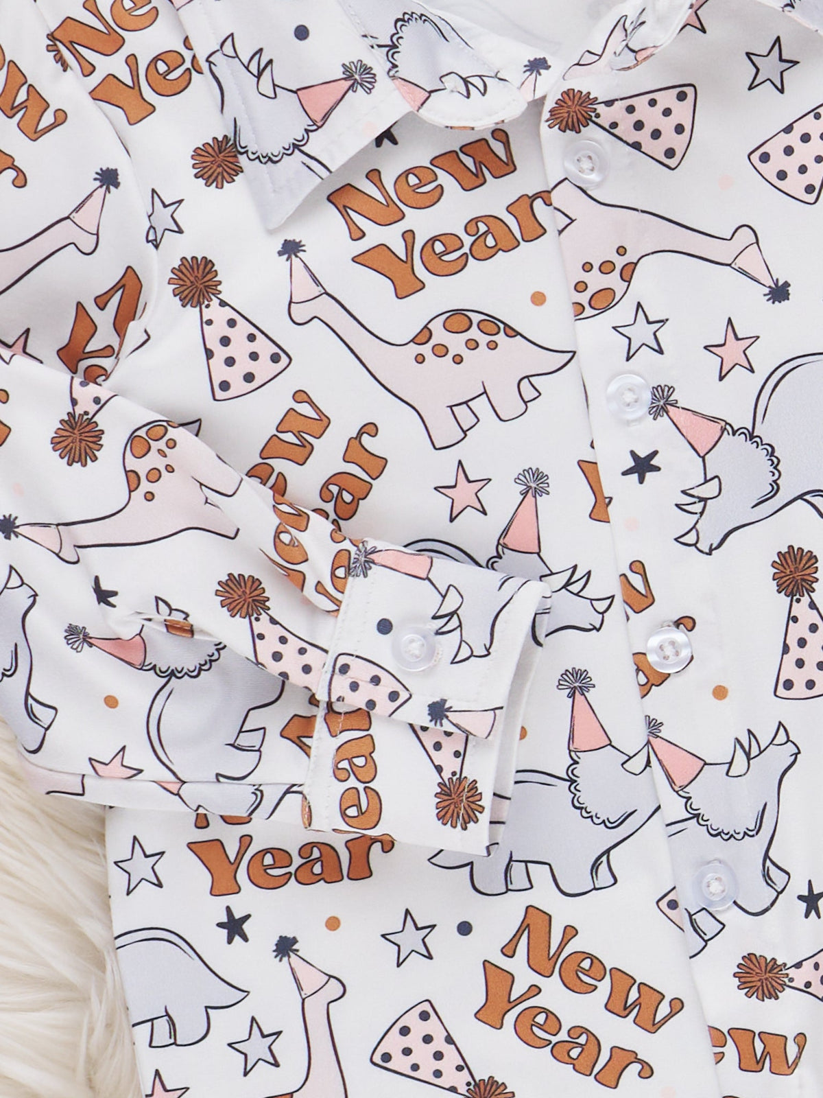 Dino New Year Shirt - Marie Nicole Clothing