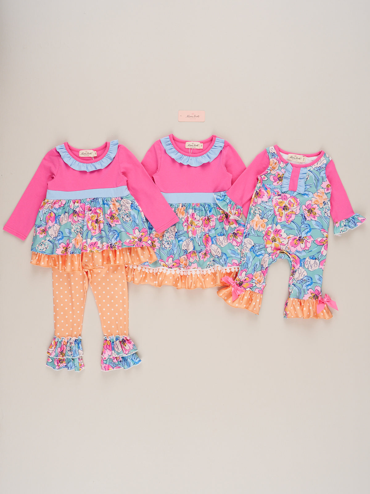 Floral Daydream Ruffle Outfit - Marie Nicole Clothing