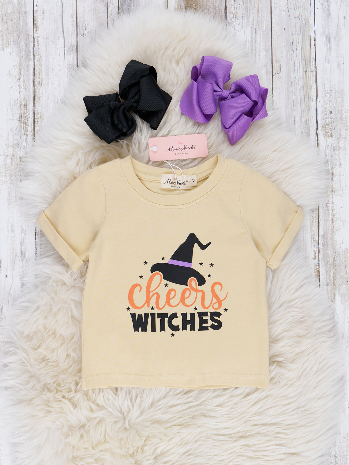 Mom & Me "Cheers Witches" Top & Romper - Marie Nicole Clothing
