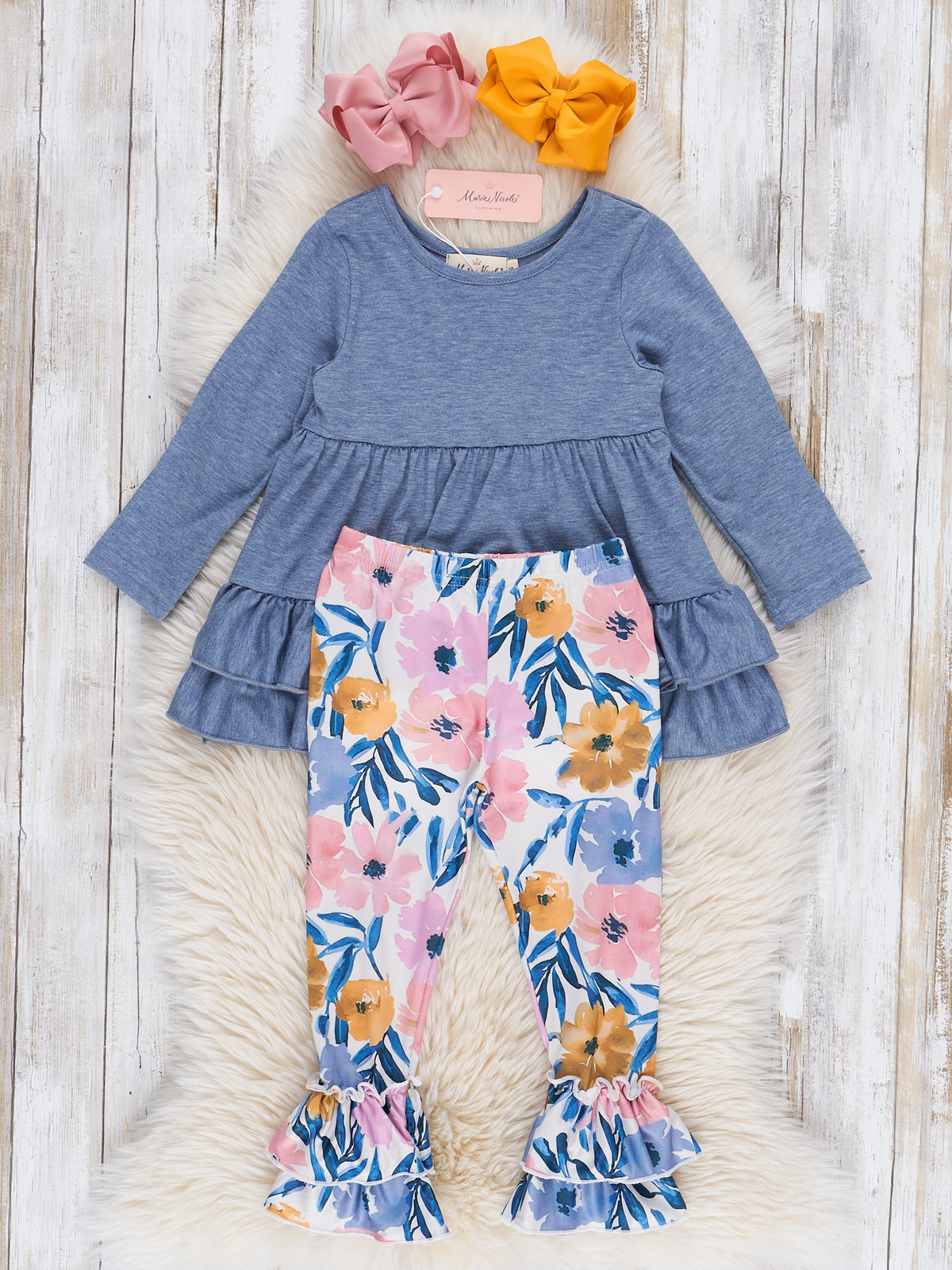 Magnolia Run Ruffle Outfit - Marie Nicole Clothing