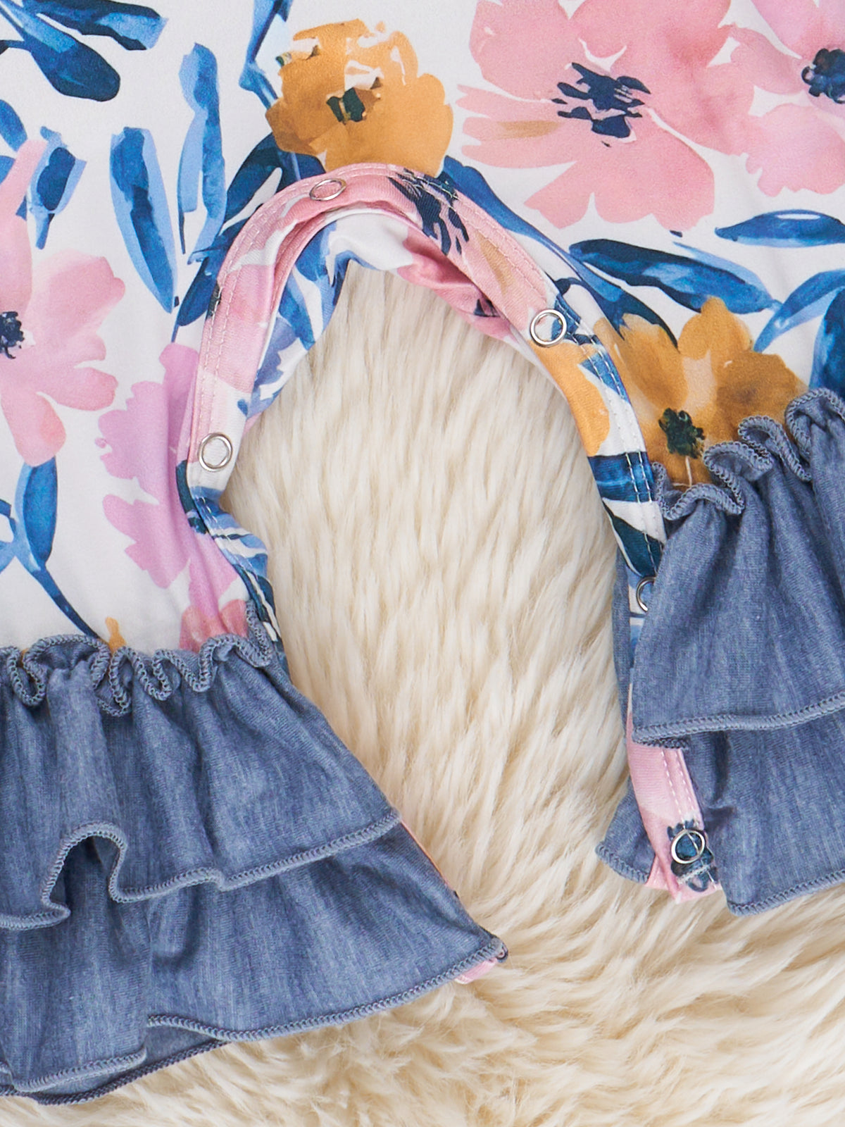Magnolia Run Ruffle Romper - Marie Nicole Clothing