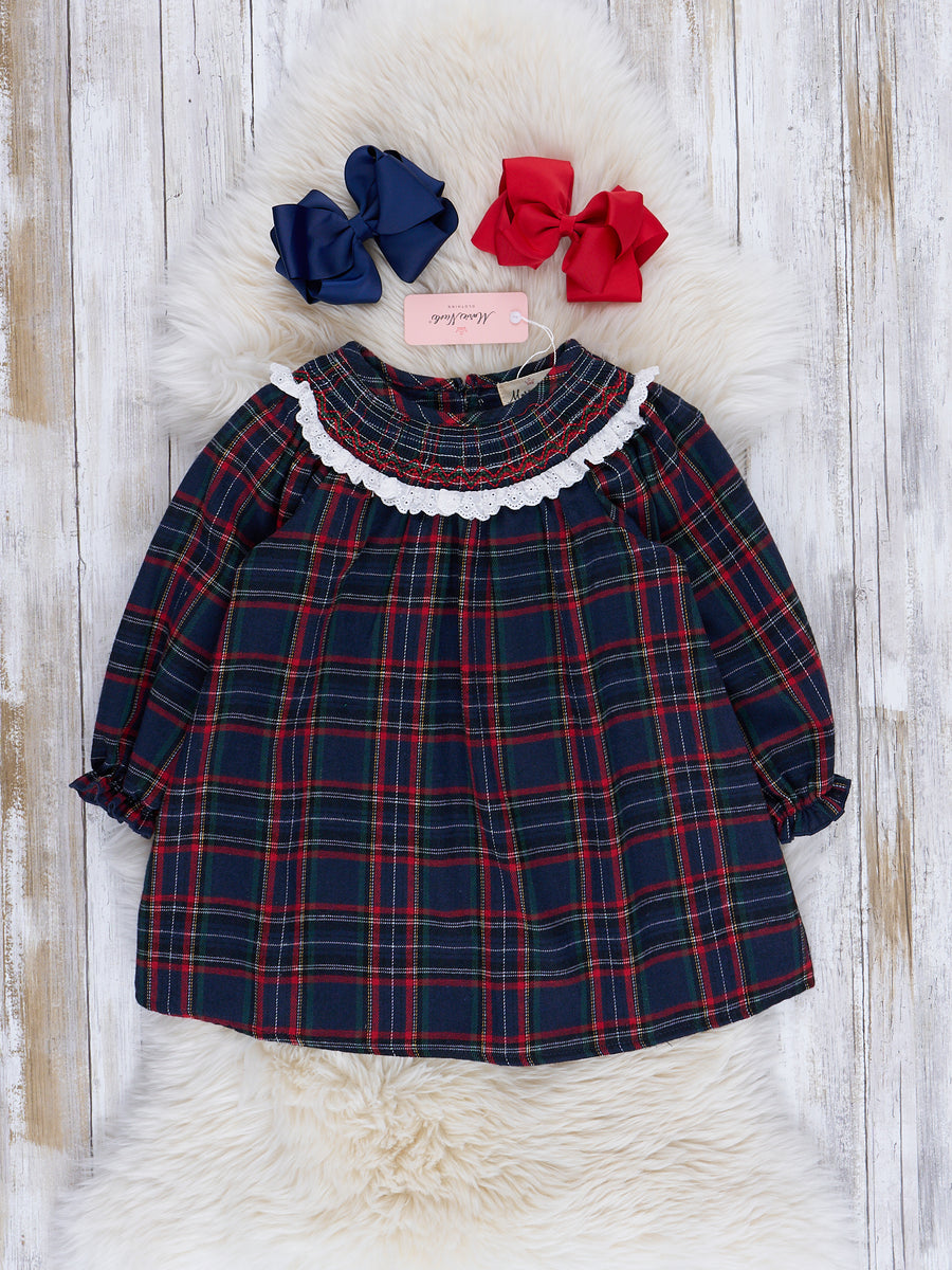 Penny Nutcracker Smock Ruffle Collared Dress main image 1