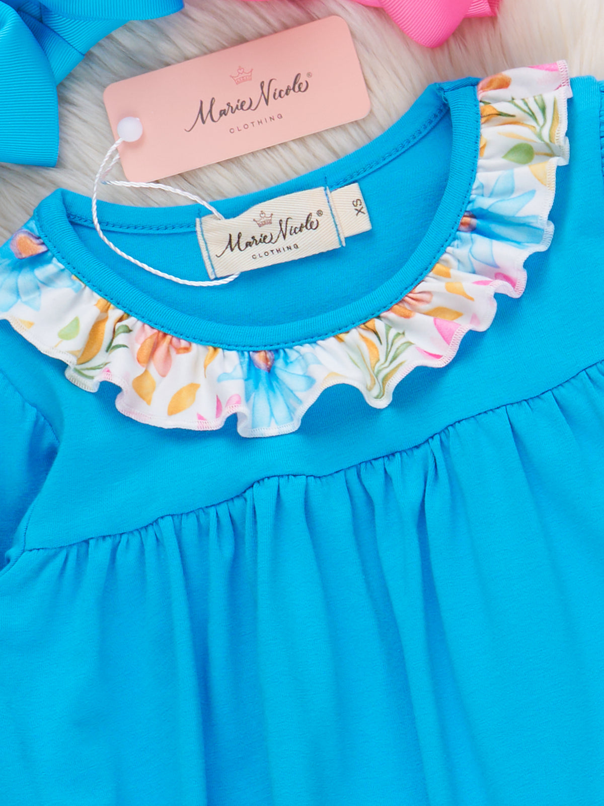 Floral Patch Road Trip Embroidered Outfit - Marie Nicole Clothing