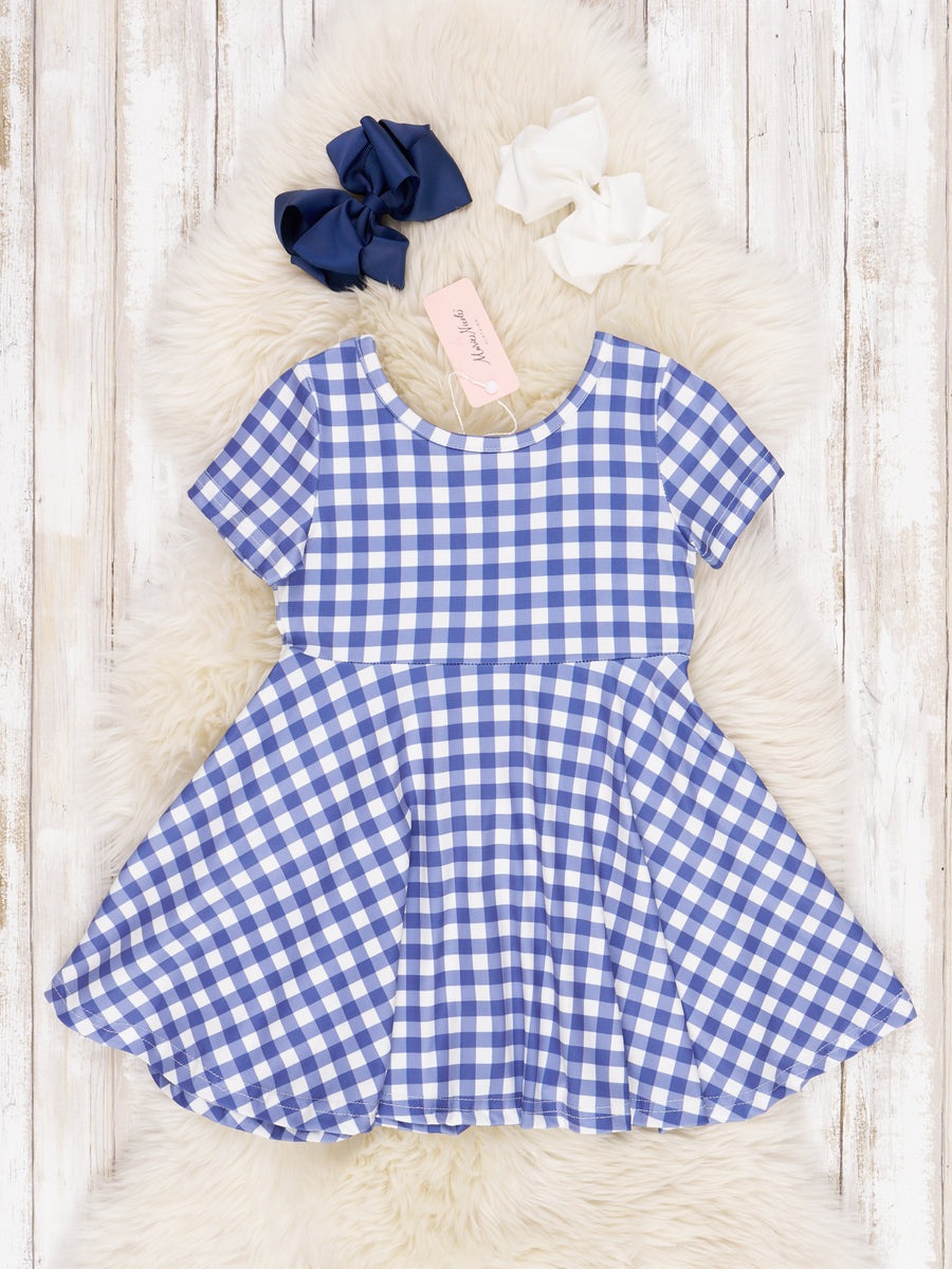 EMANUELLE SWING BLUE DRESS main image 1