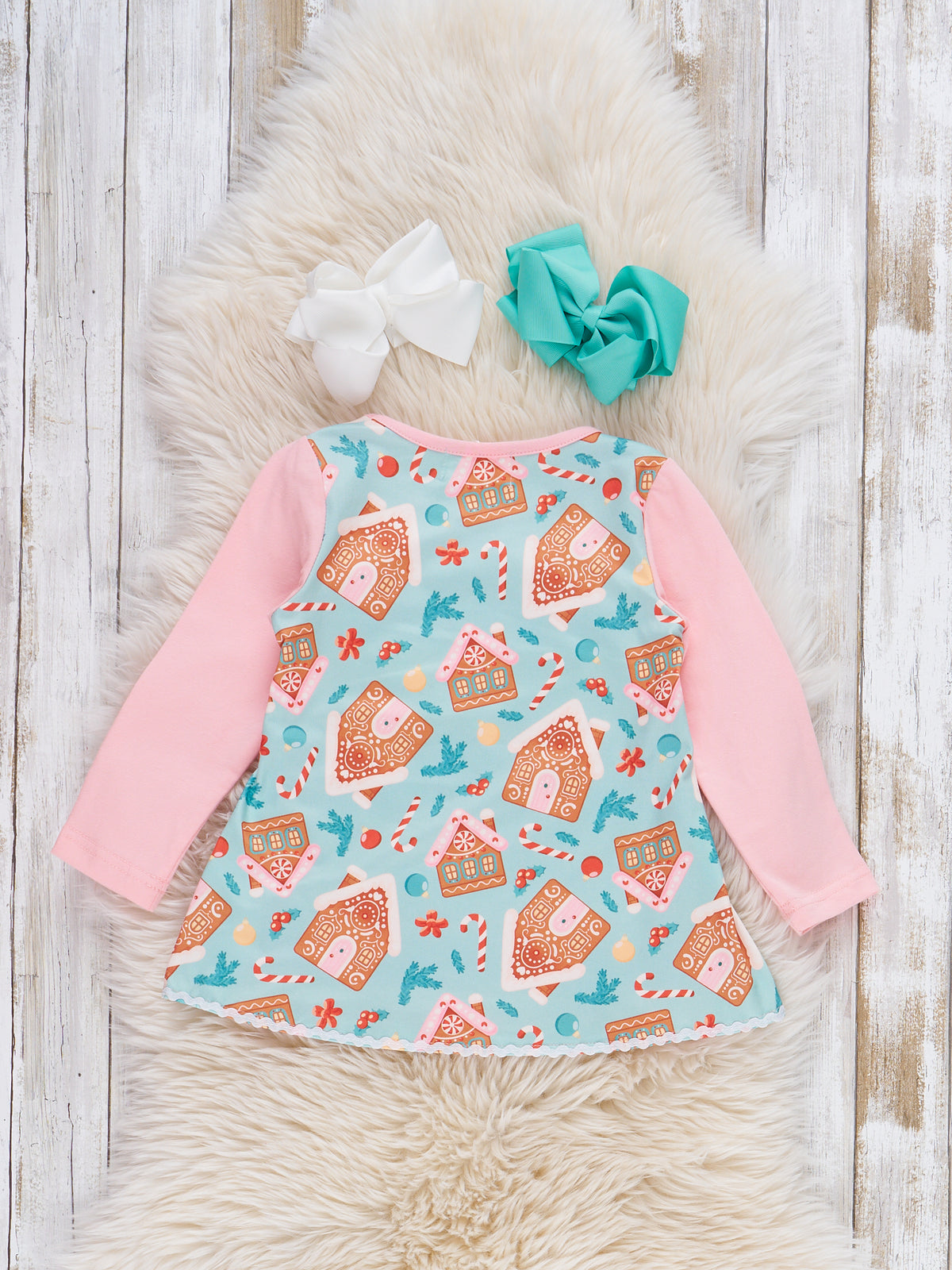 Cheerful Cookies Embroidered Ruffle Outfit - Marie Nicole Clothing