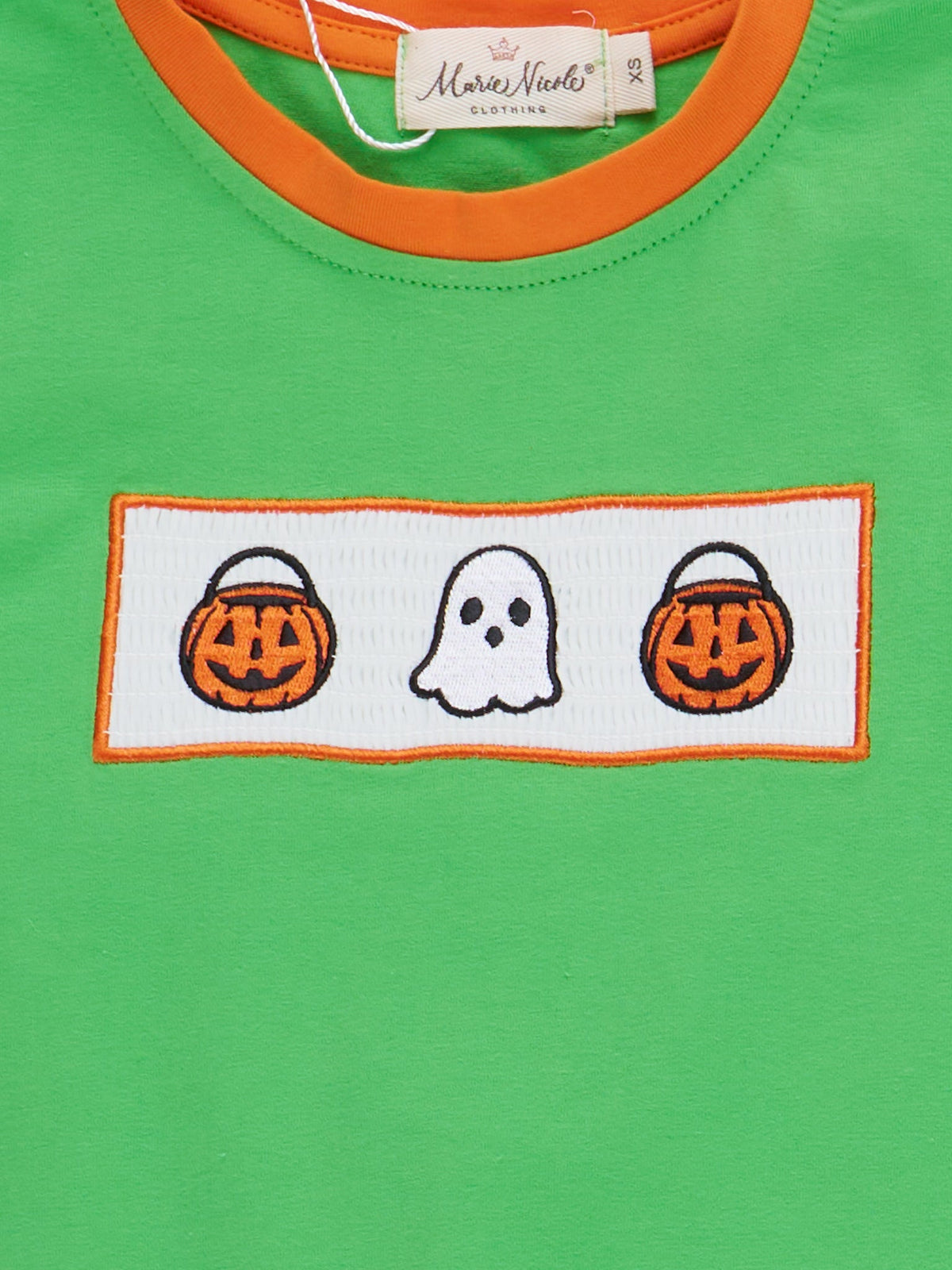 Neon Trick-or-Treating Embroidered Outfit - Marie Nicole Clothing