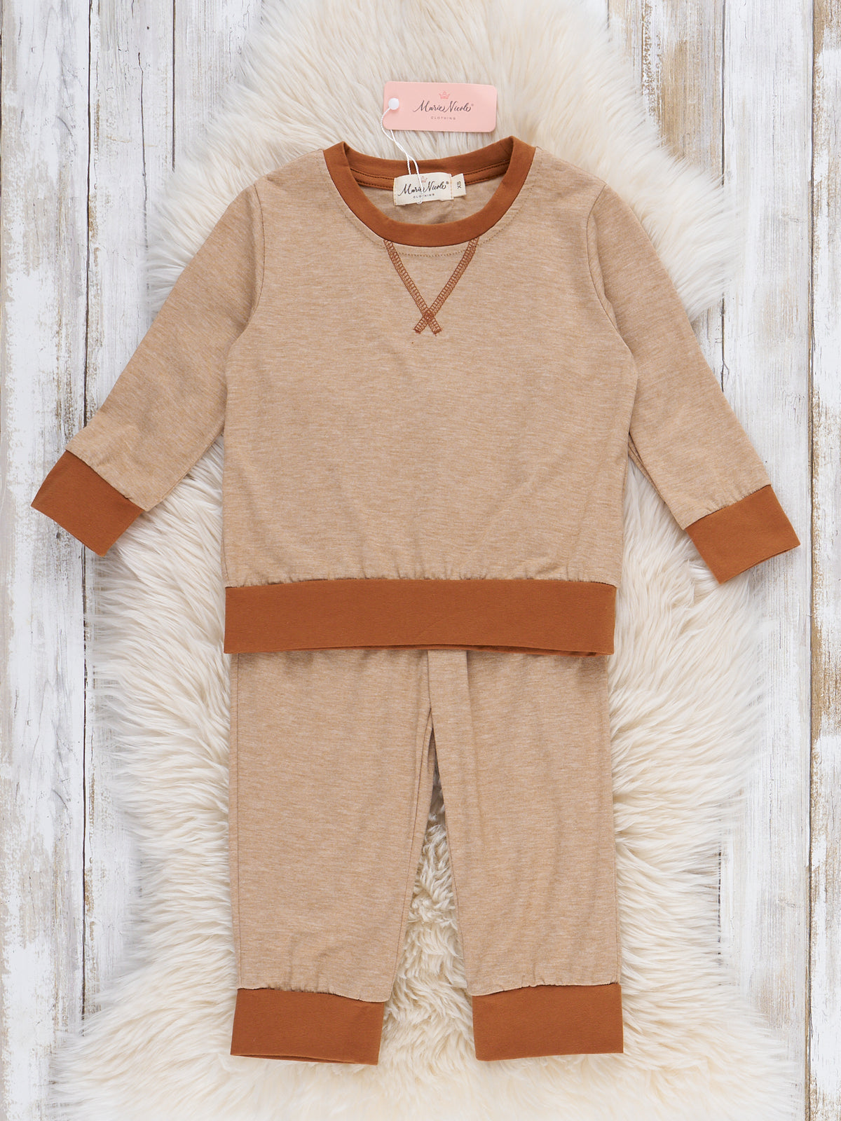 Hot Cocoa Jogger Pajamas - Marie Nicole Clothing
