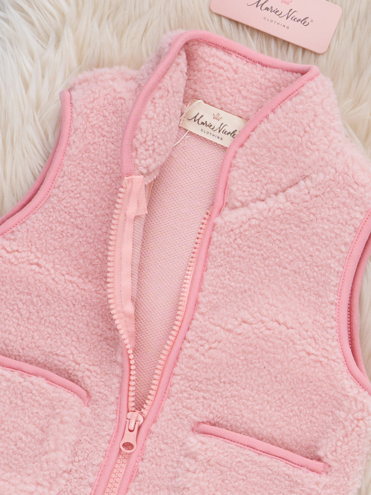 Cotton Candy Vest - Marie Nicole Clothing