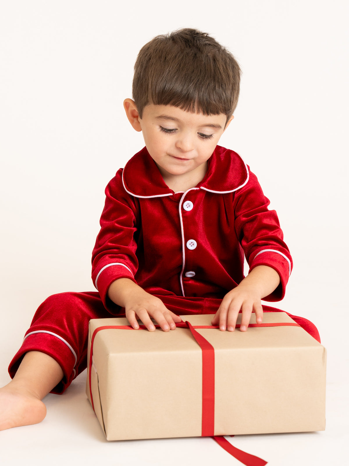 Ruby Velvet Pajamas - Marie Nicole Clothing