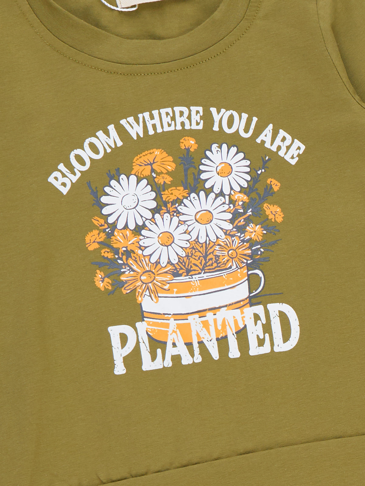 Bloom Where You Are Planted Bell-Bottom Outfit - Marie Nicole Clothing