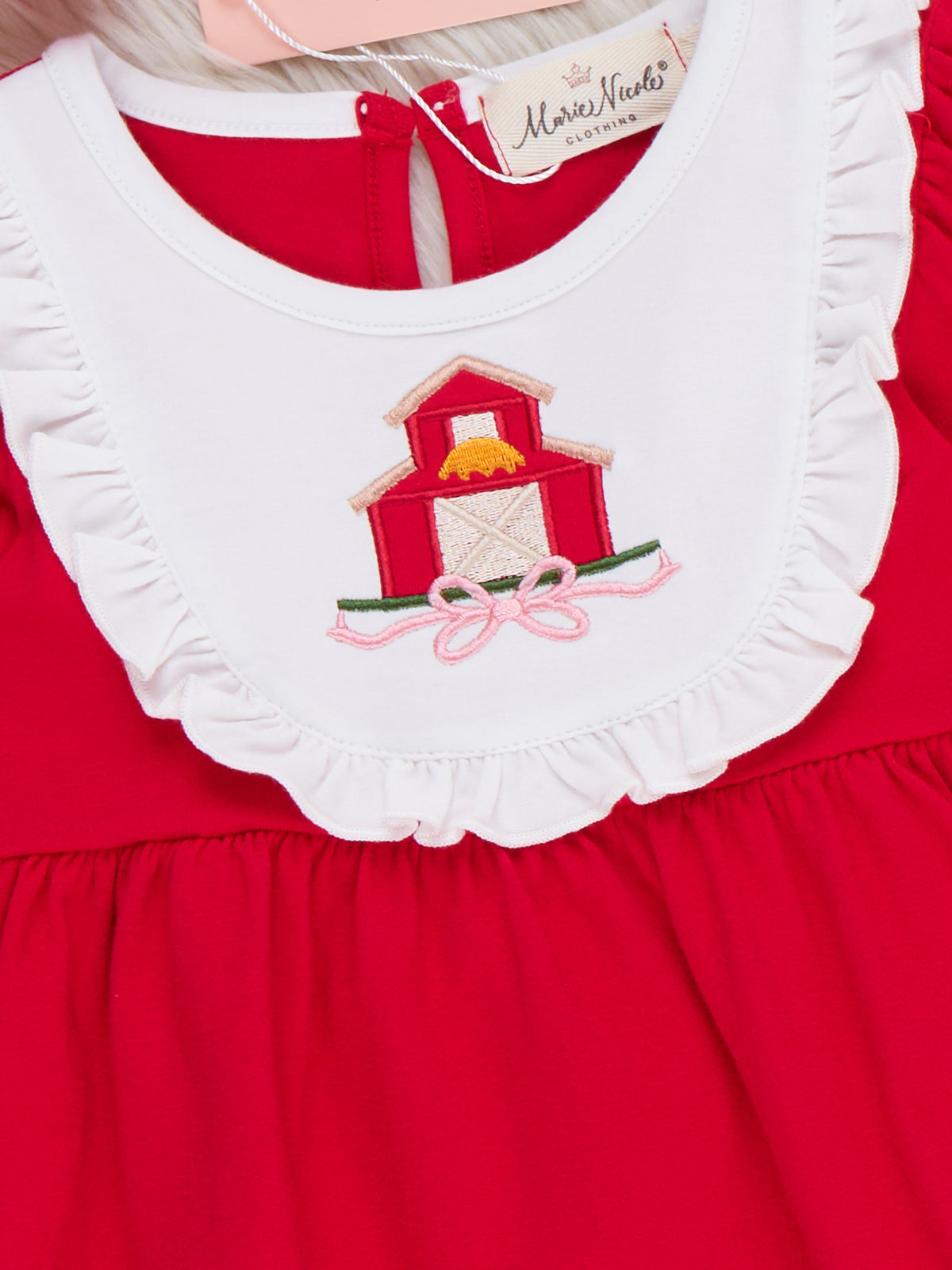 Country Barn Embroidered Outfit - Marie Nicole Clothing