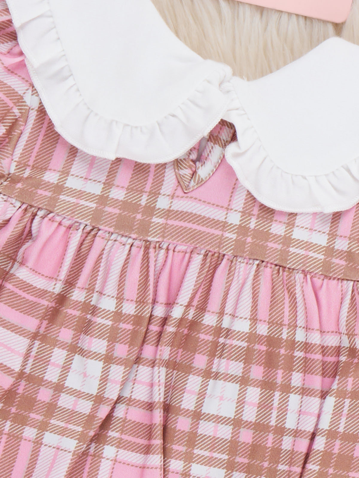 Cowgirl Cutie Boots Embroidered Plaid Romper - Marie Nicole Clothing