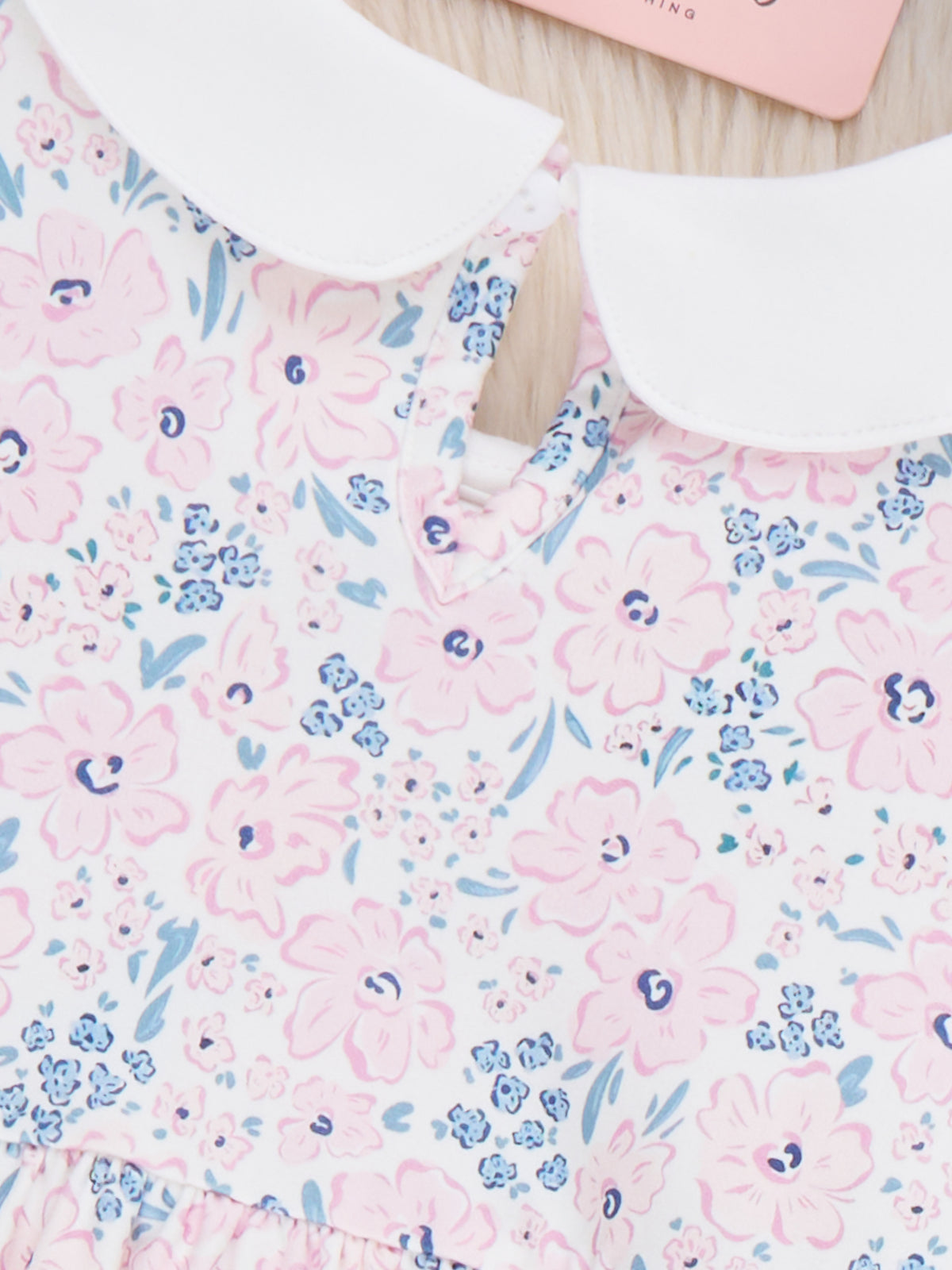 Meadow Smocked Floral Collar Dress - Marie Nicole Clothing