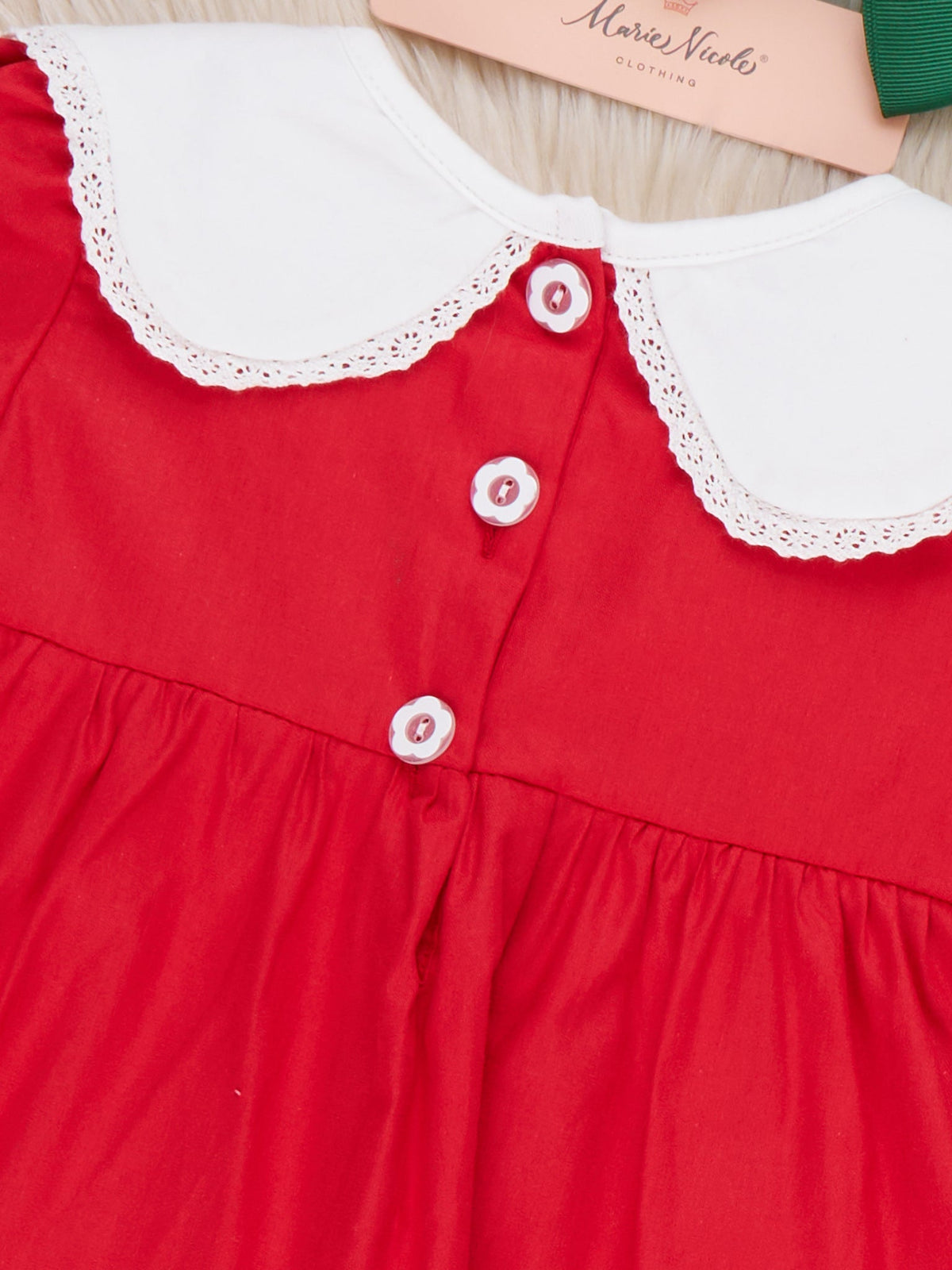 Keepsake Embroidered Scalloped Collar Dress - Marie Nicole Clothing