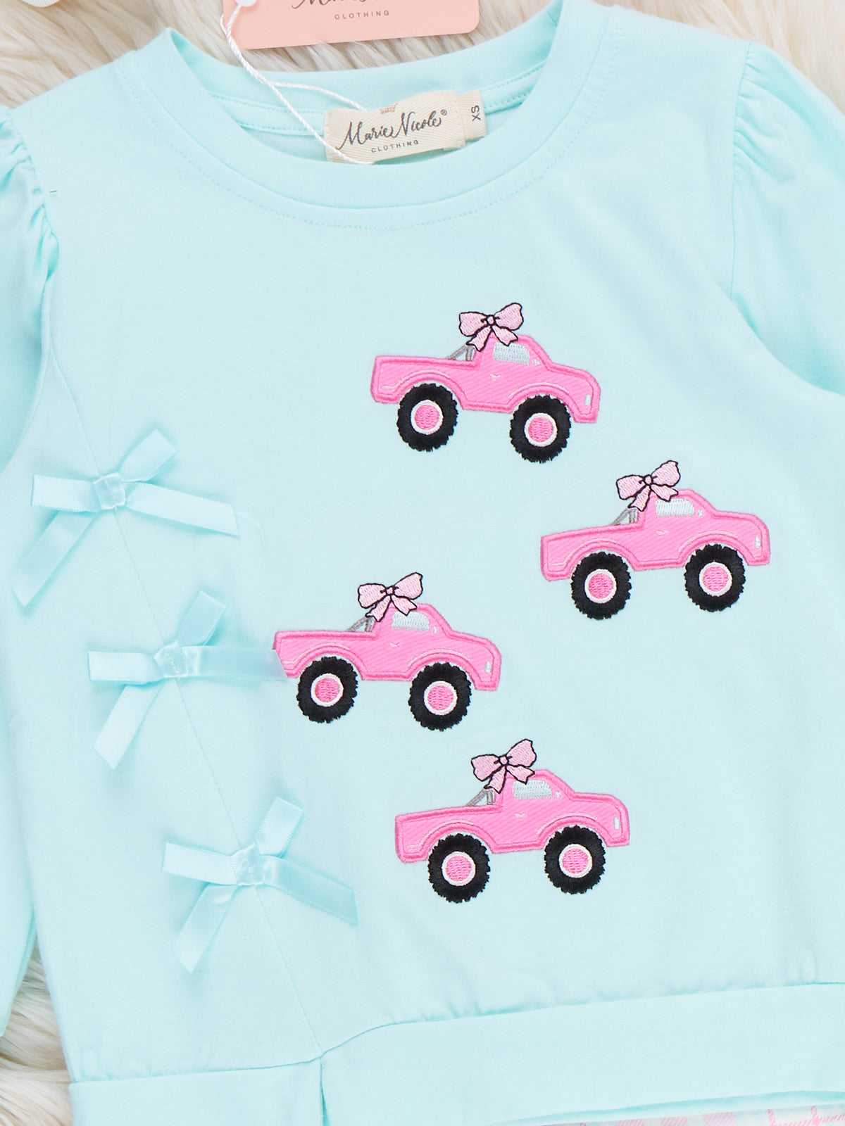 Miles of Smiles Embroidered Outfit - Marie Nicole Clothing
