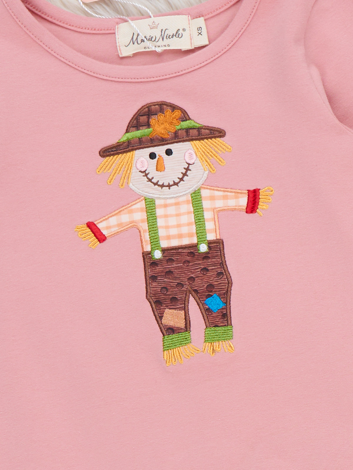 Scarecrow Patch Embroidered Pant Outfit - Marie Nicole Clothing