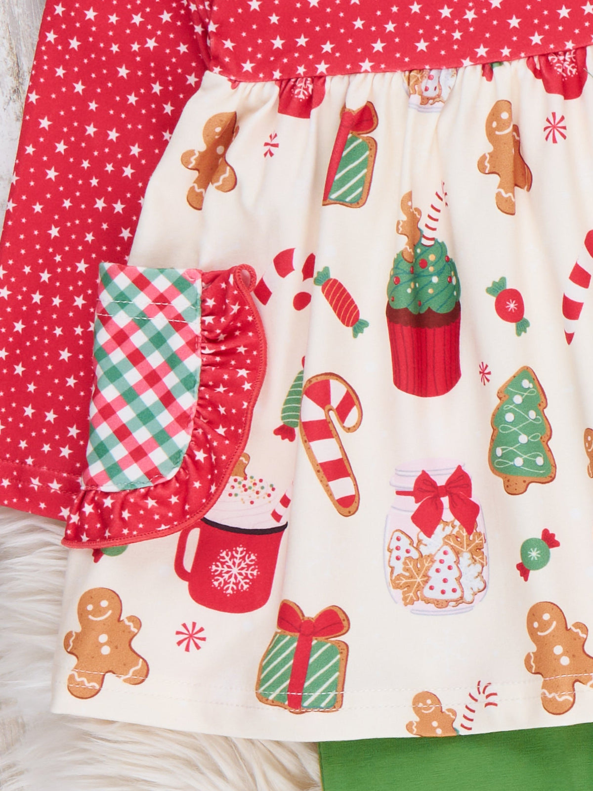 Festive Bakery Treats Ruffle Outfit - Marie Nicole Clothing