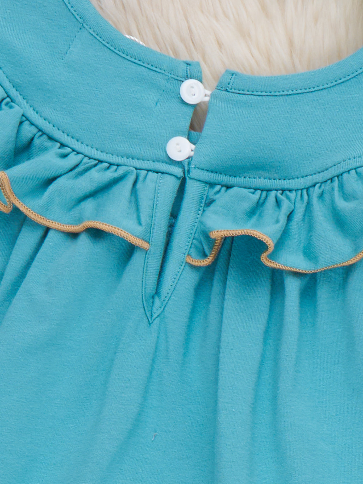 Gathering Grove Pumpkin Embroidered Ruffle Outfit - Marie Nicole Clothing