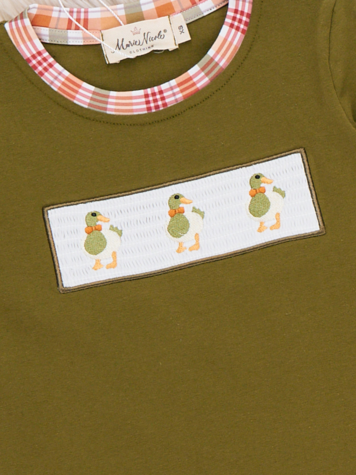 Mallard Duck Embroidered Outfit - Marie Nicole Clothing