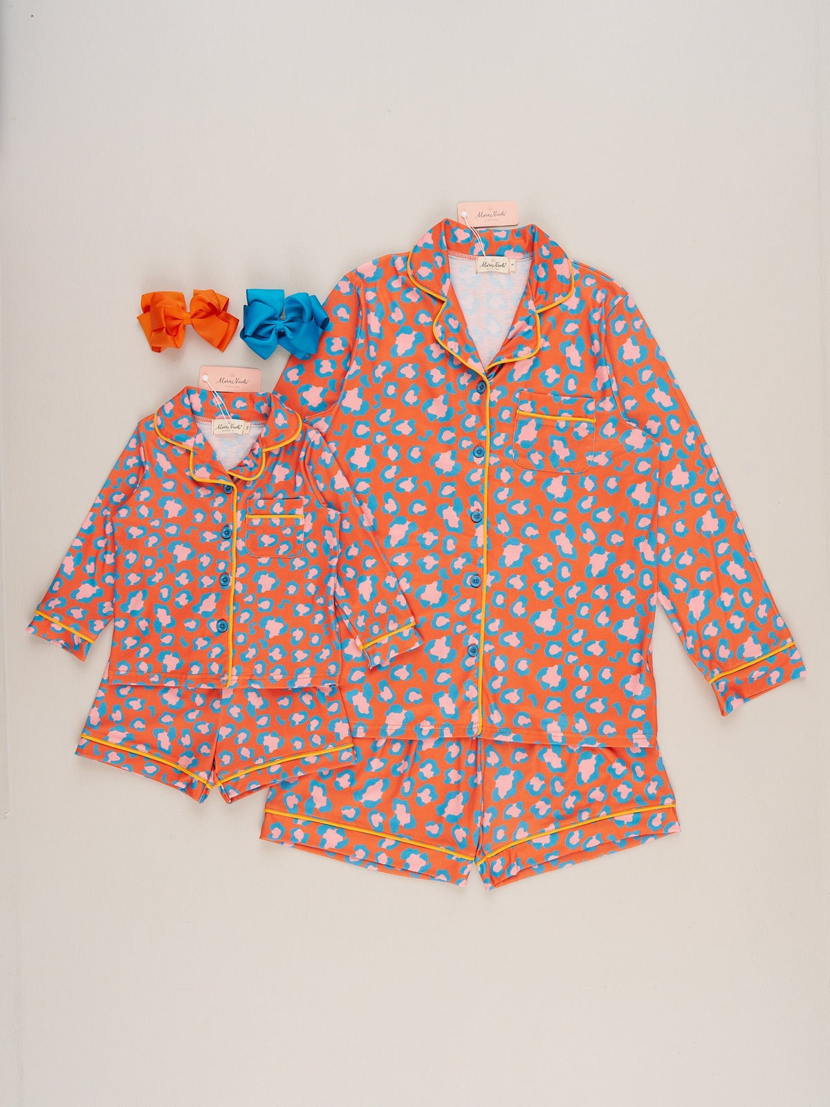 Leopard Pocket Pajama - Marie Nicole Clothing