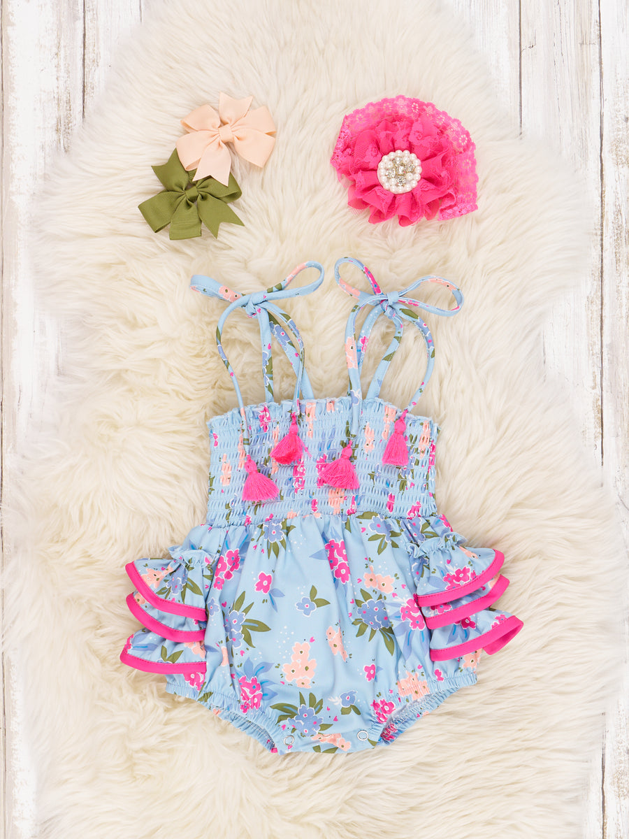 Hydrangea Breeze Romper