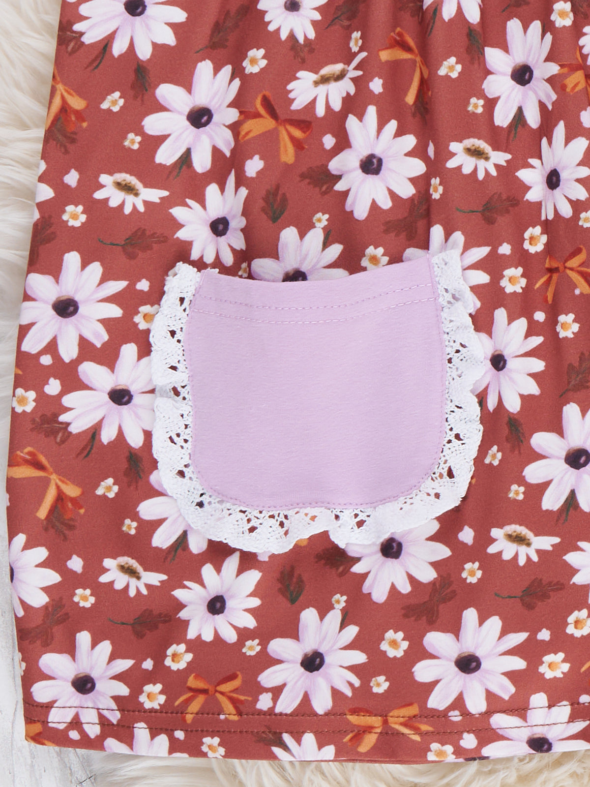 Soft Daisy Floral Pocket Dress - Marie Nicole Clothing