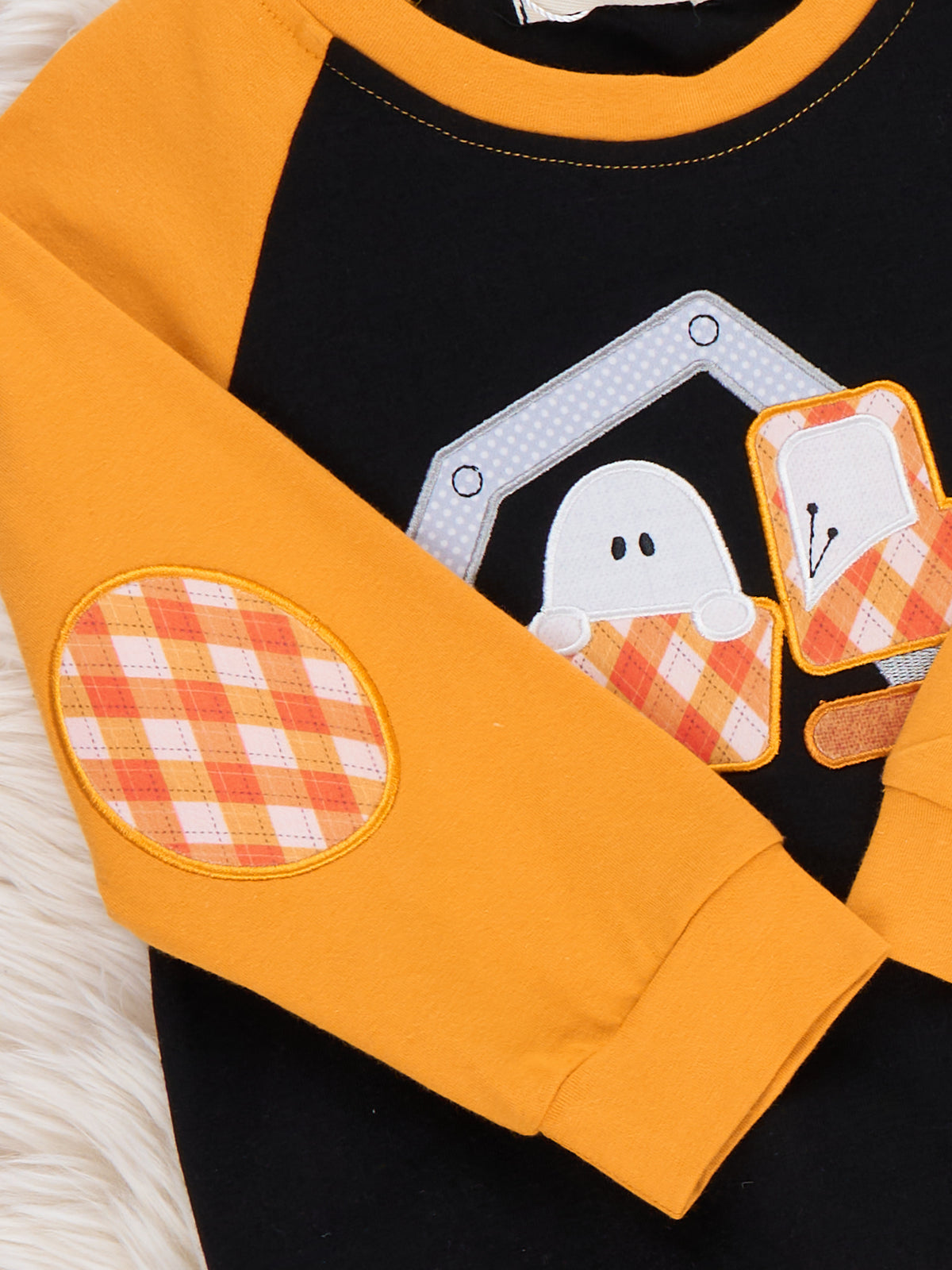 Boo Crew Builders Embroidered Top - Marie Nicole Clothing