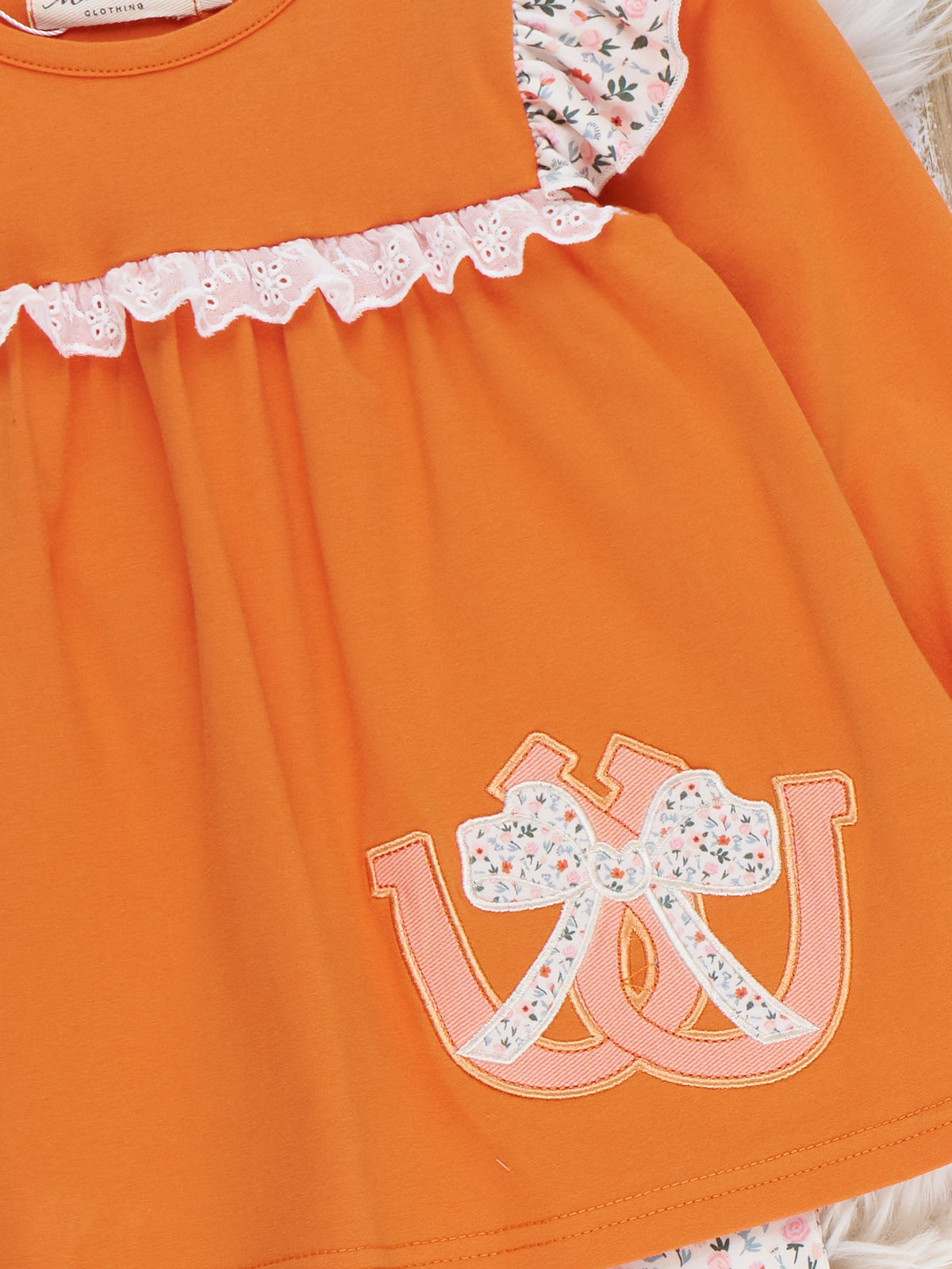 Western Luck Horseshoe Embroidered Outfit - Marie Nicole Clothing