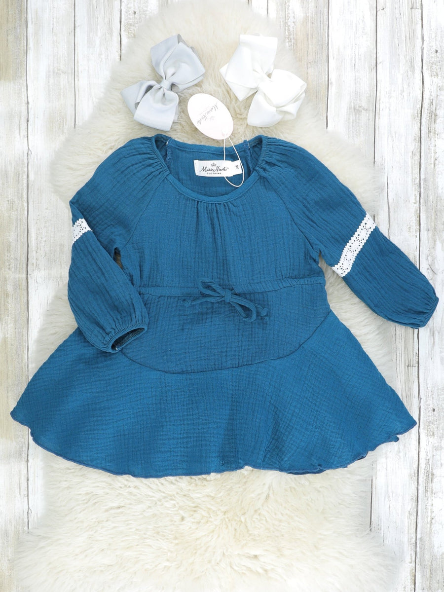prussian blue color dress 2Bunnies Girls' 8-14Y Tween Teen Bodycon Ruched Party Dance Mini Dress On and Off Shoulder Blue 10