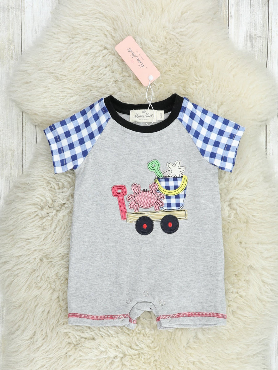 Fall Wagon Romper