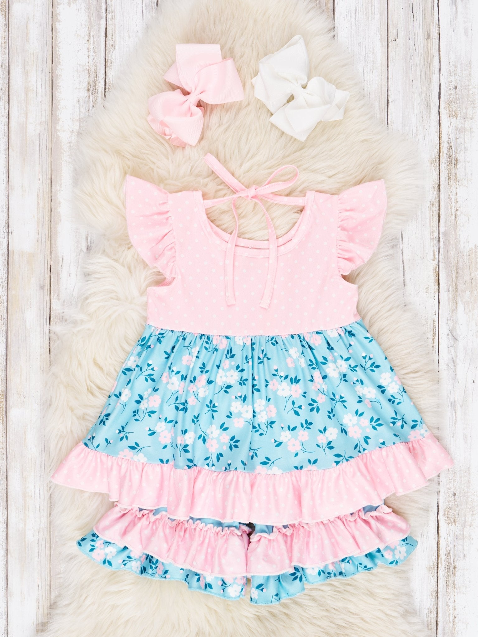 Summer Buttercup Ruffle Outfit - Marie Nicole Clothing