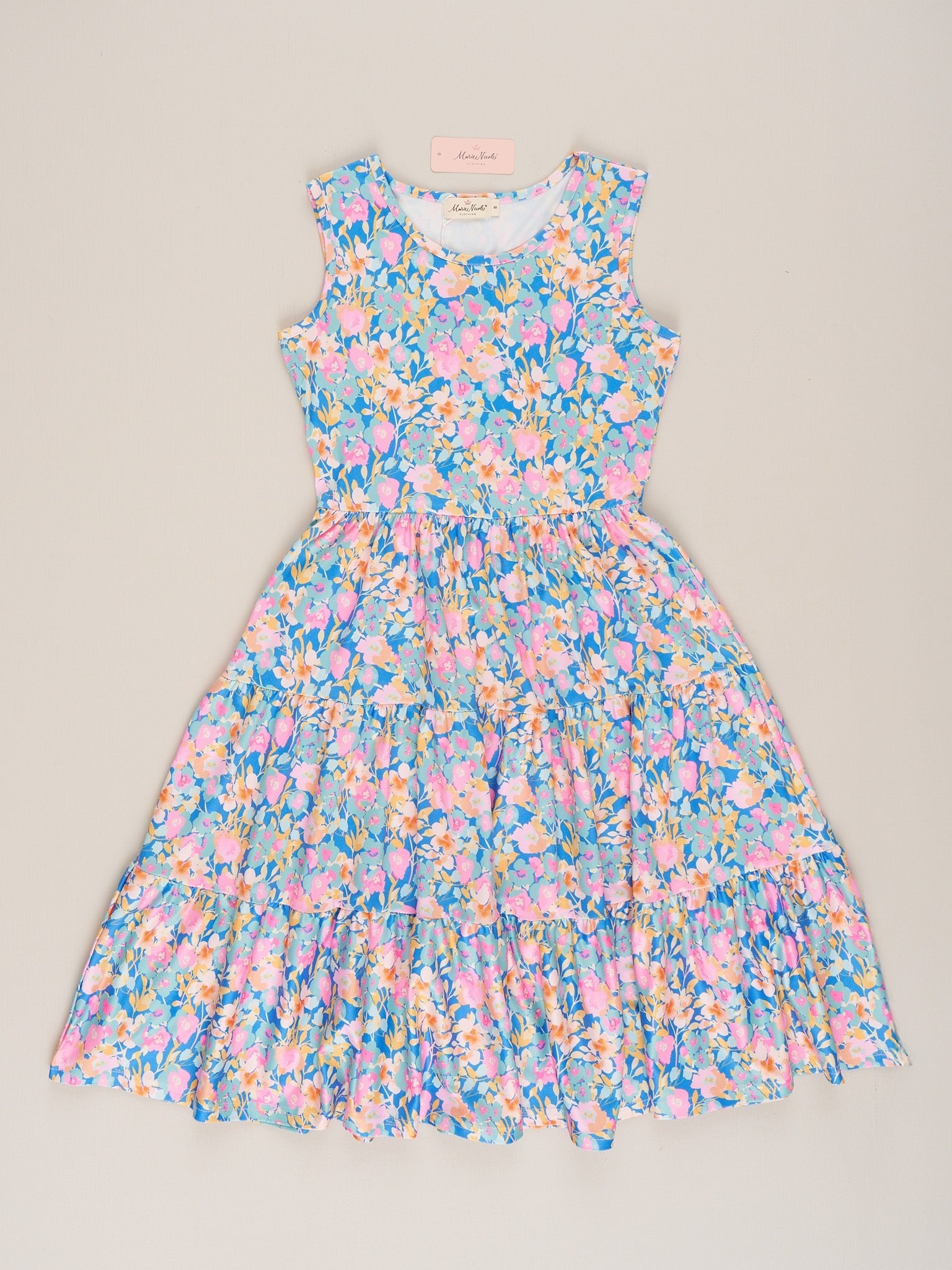 Mom & Me Blossom Breeze Ruffle Dress - Marie Nicole Clothing