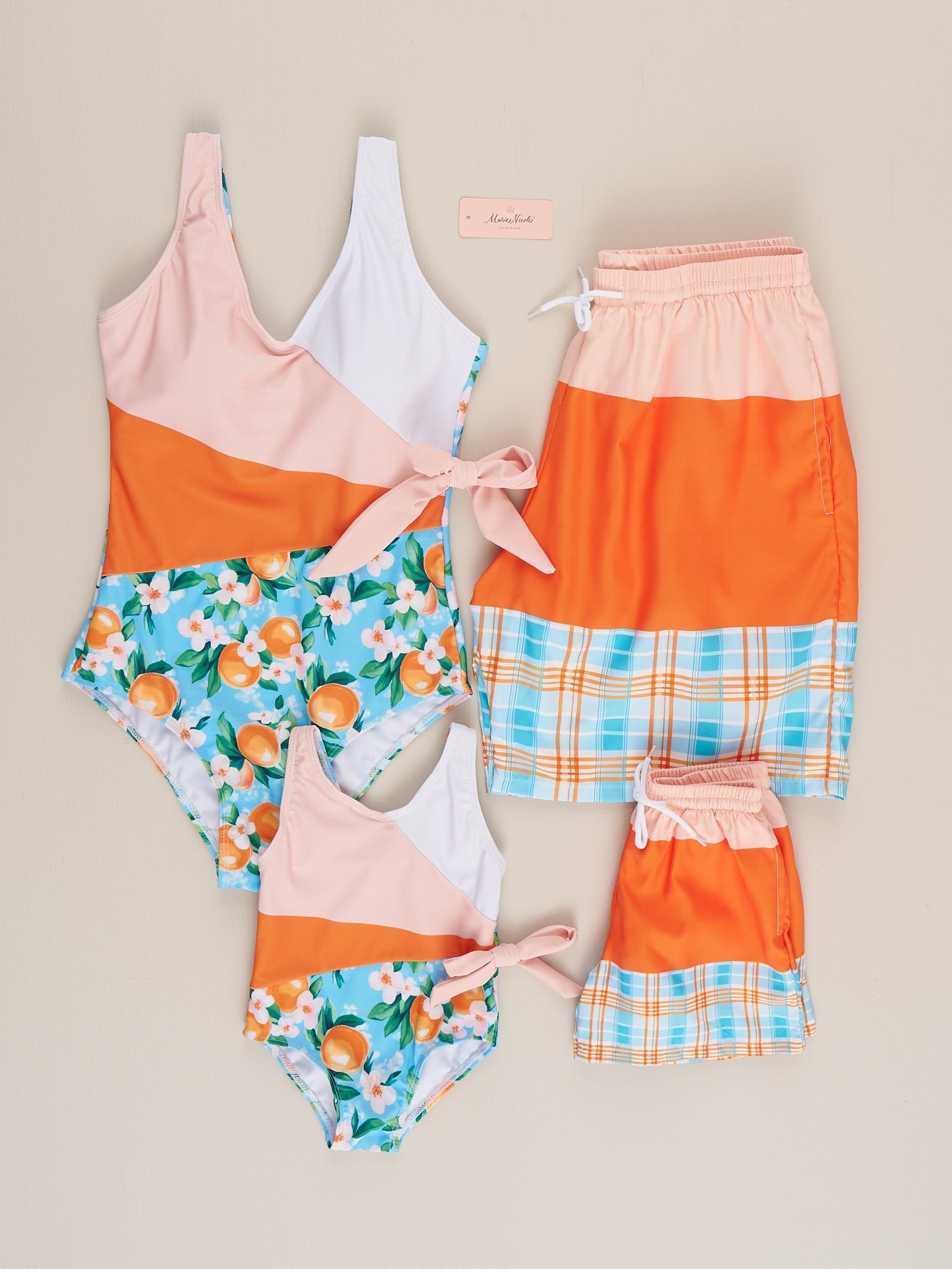 Orchard Breeze Floral Ruffle Swimsuit - Girl - Marie Nicole Clothing