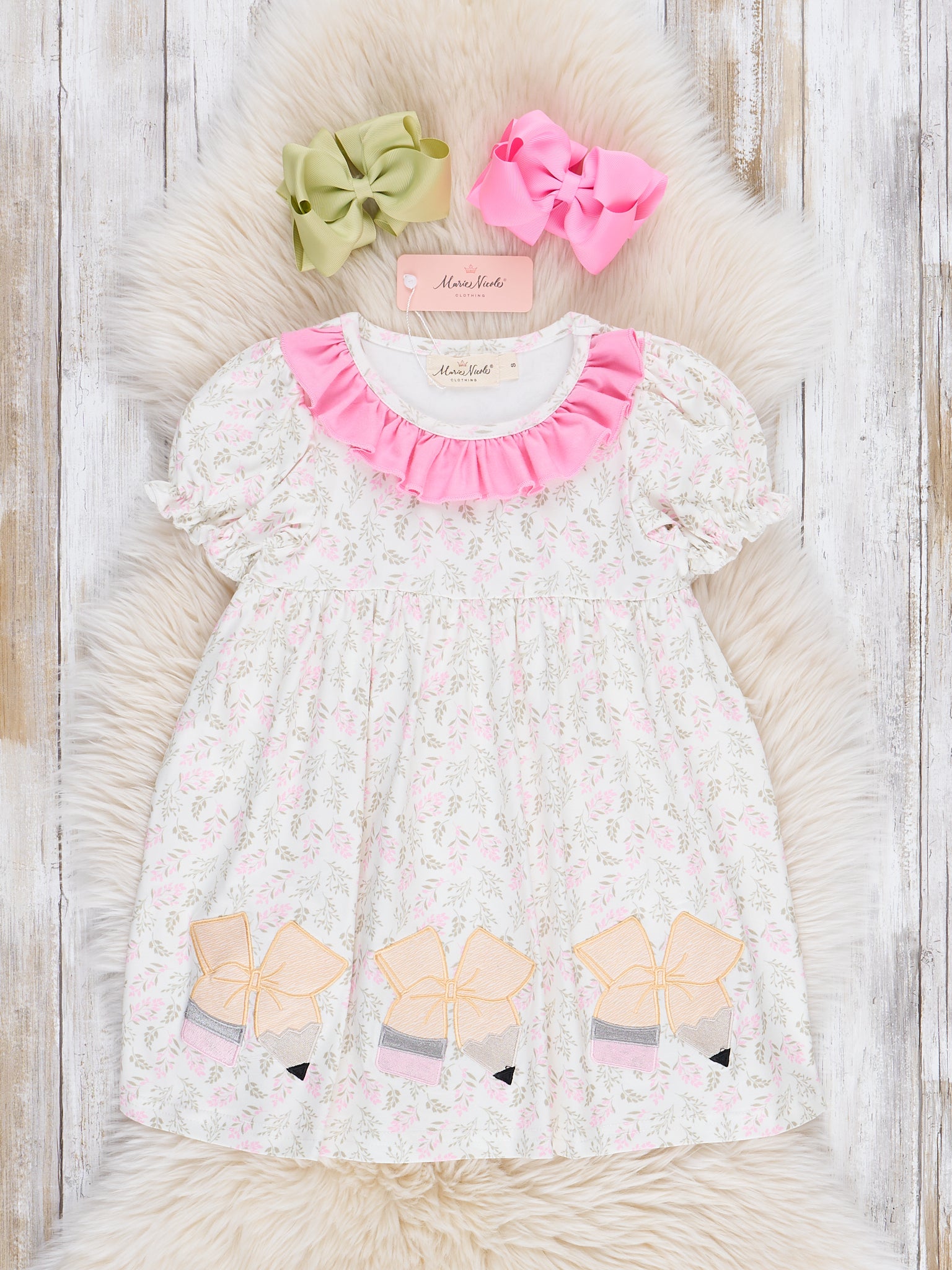 embroidered pencil dress PF + Pencil & Paper Co. Embroidered Hens - Lillian Dress
