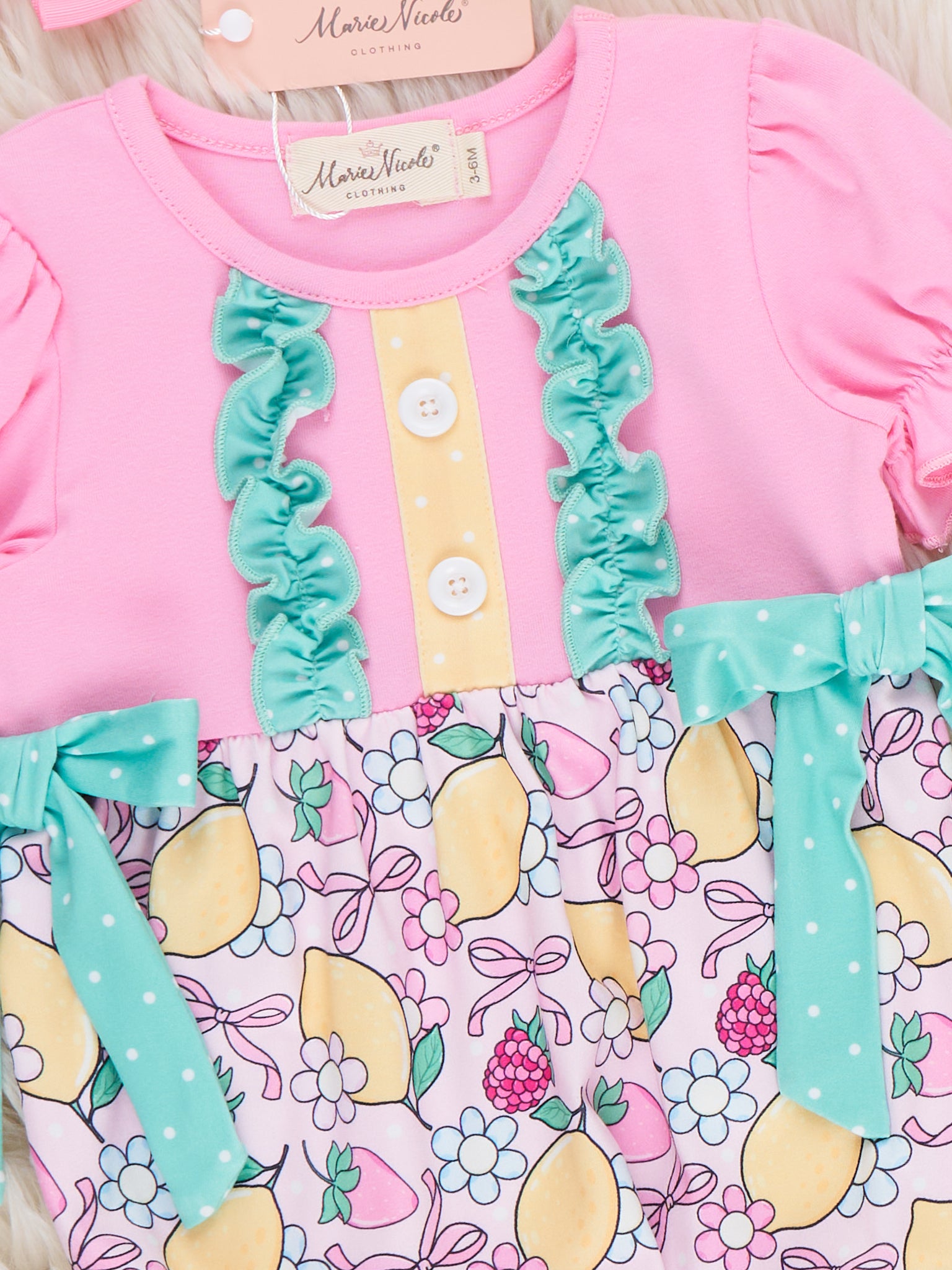Berry Lemonade Ruffle Gown - Marie Nicole Clothing