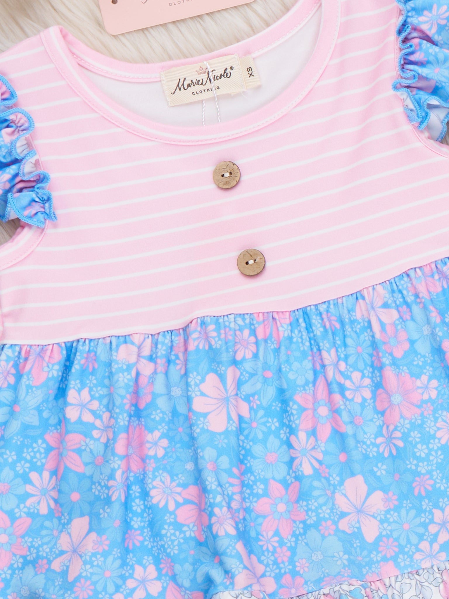 Garden Blooms Ruffle Outfit - Marie Nicole Clothing
