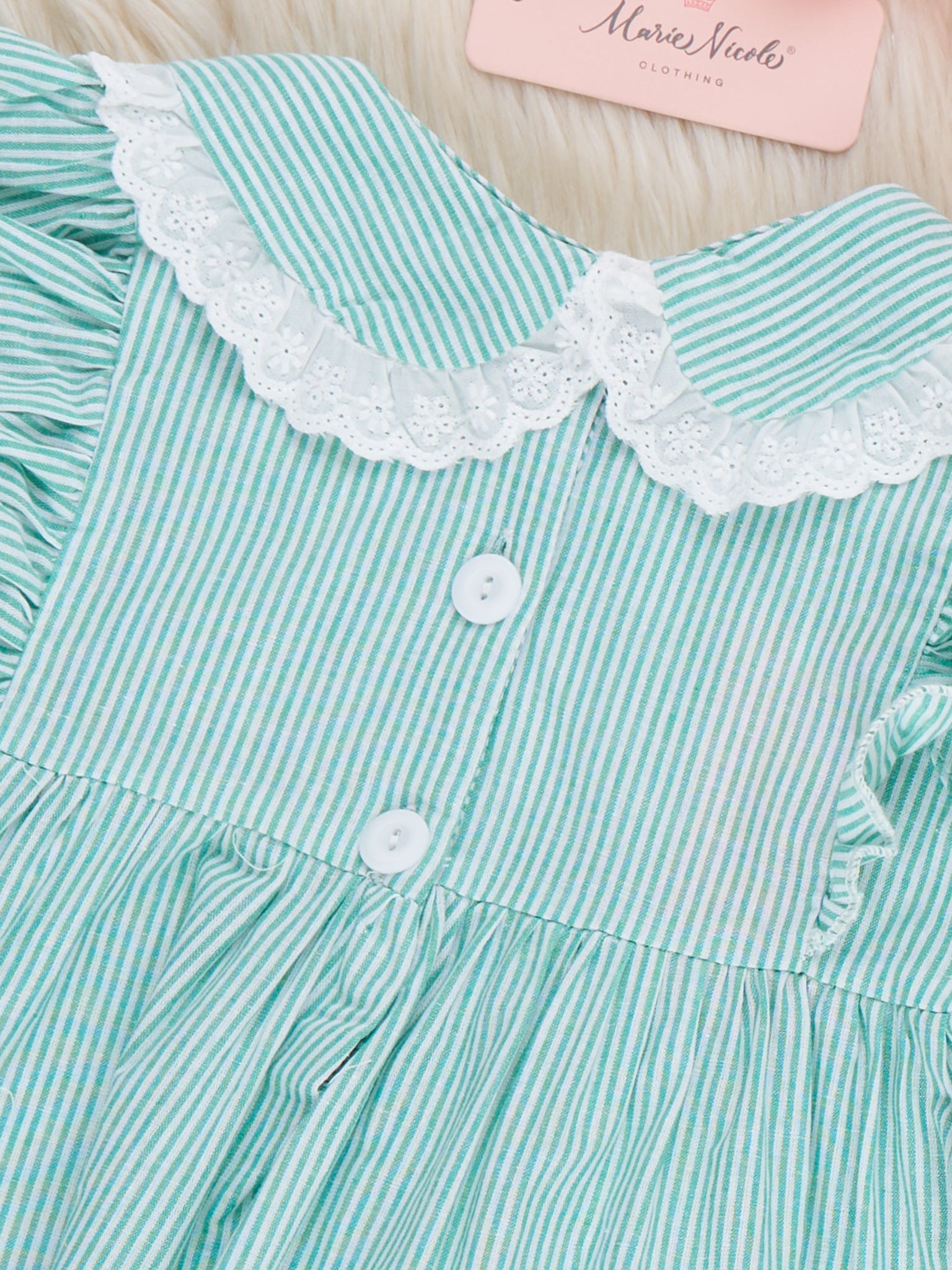 Watermelon Sweetie Ruffle 100% Cotton Outfit - Marie Nicole Clothing