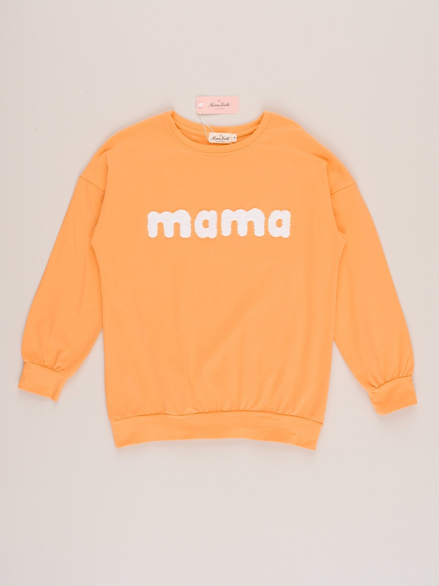 Mom & Me Tangerine "Mama/Mini" Shirt - Marie Nicole Clothing