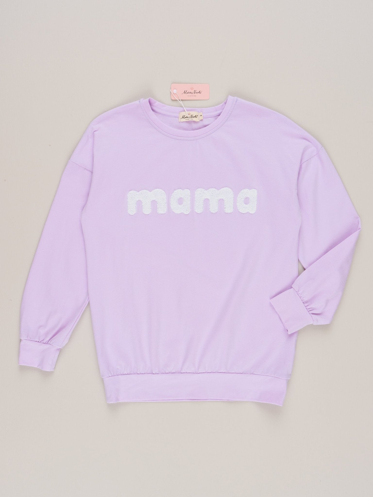 Mom & Me Lavender "Mama/Mini" Crew Neck Shirt - Marie Nicole Clothing