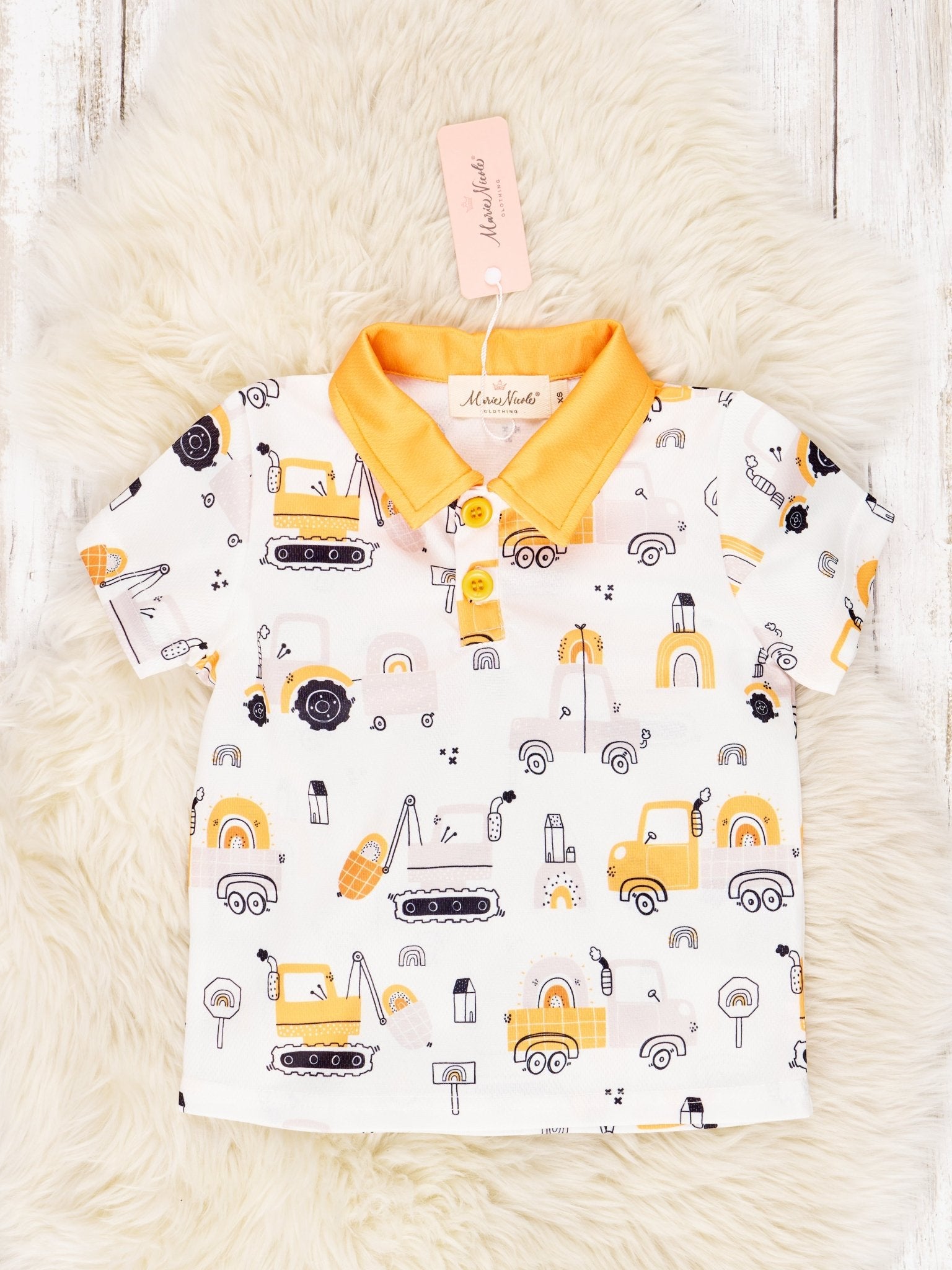 Construction Zone Polo - Marie Nicole Clothing
