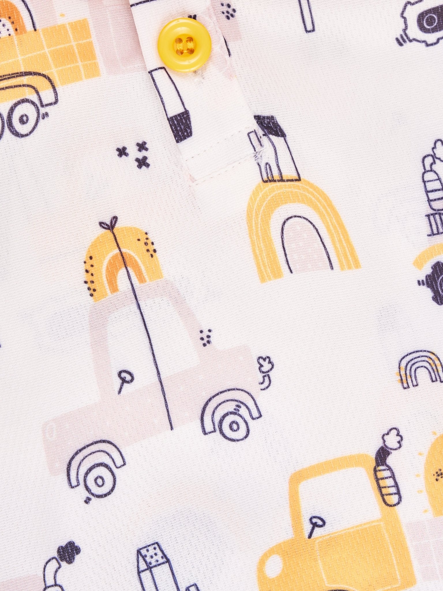 Construction Zone Polo Romper - Marie Nicole Clothing