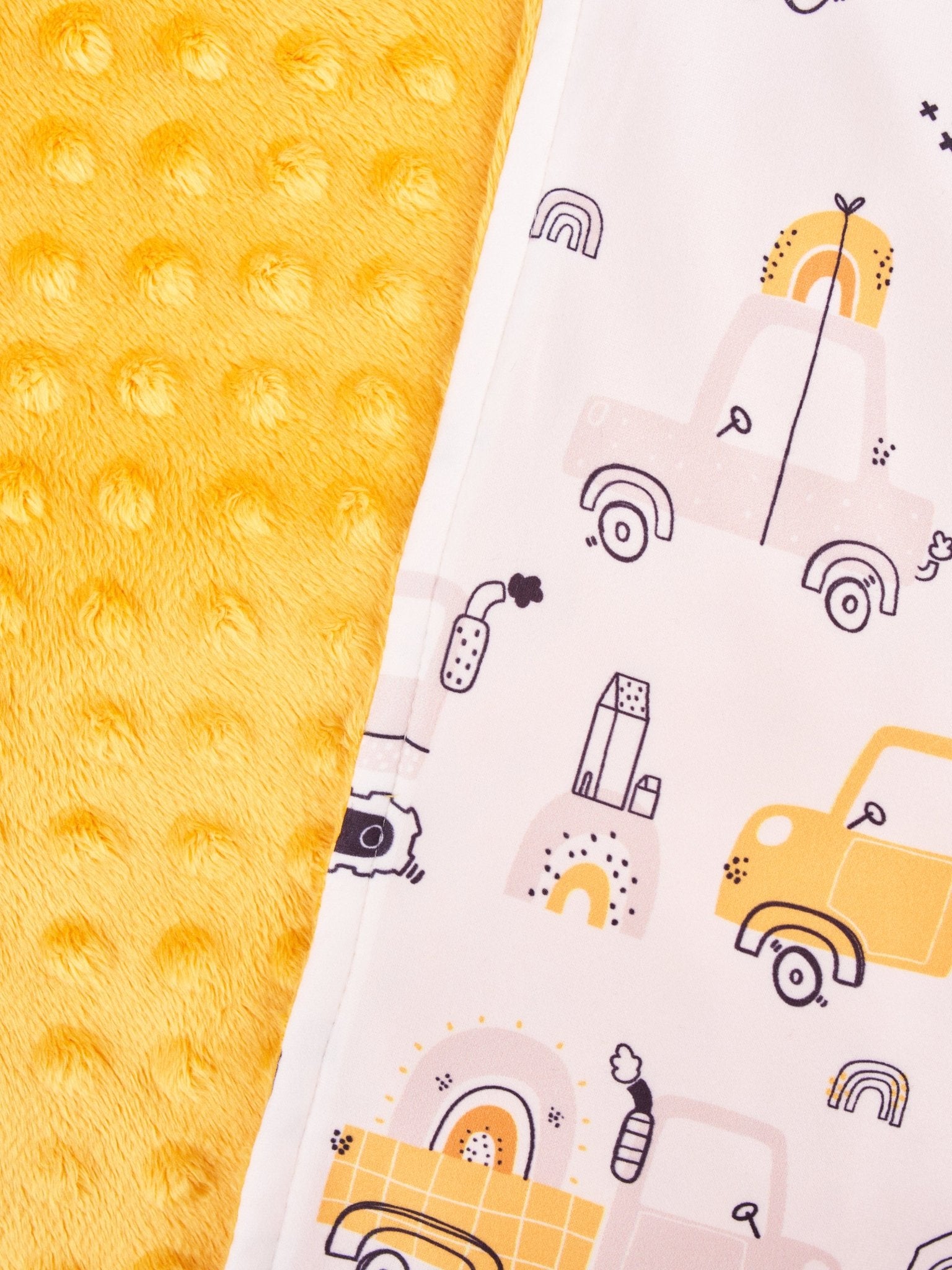 Construction Zone Minky Blanket - Marie Nicole Clothing