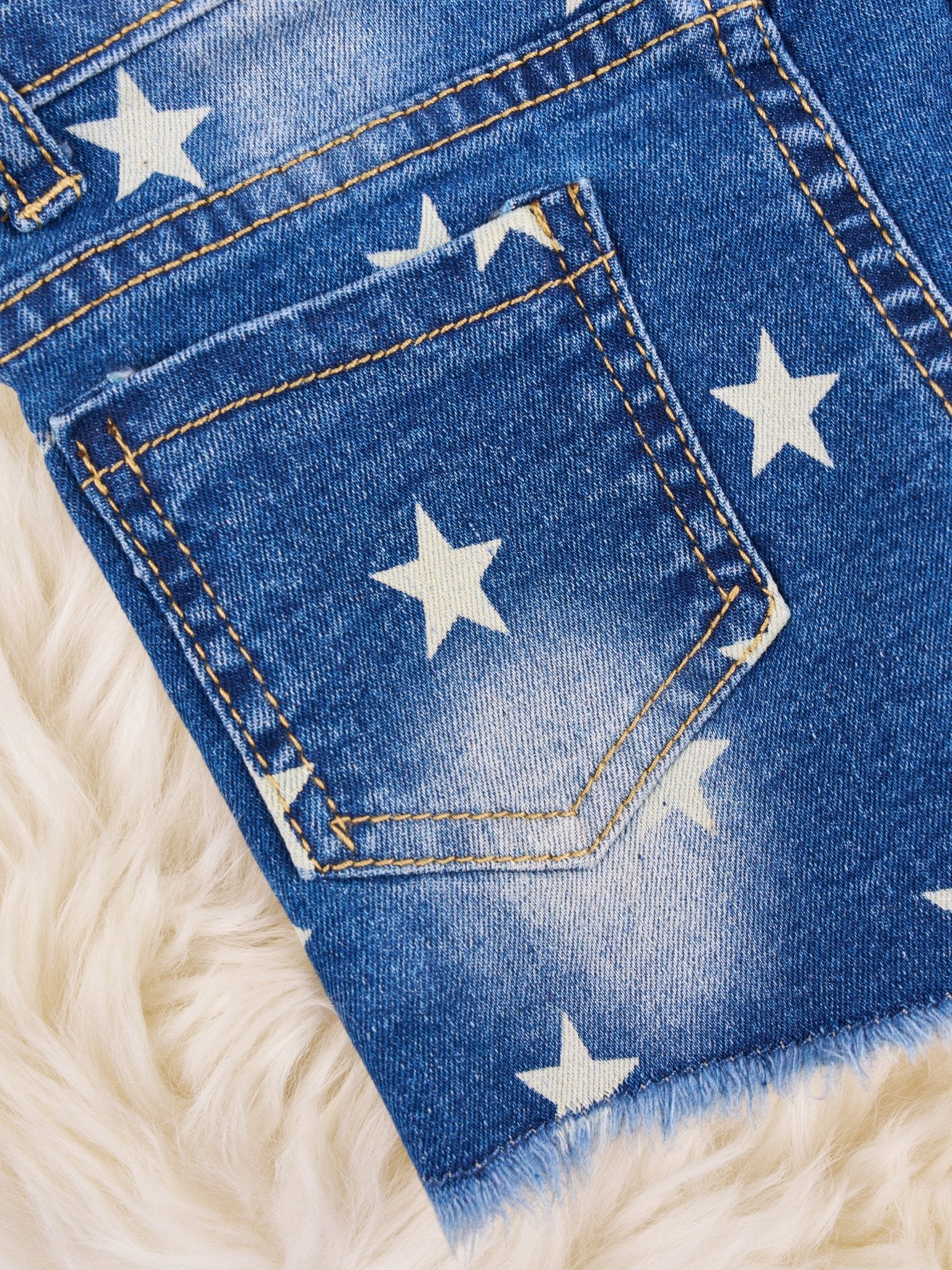 USA Ruffle Denim Outfit - Marie Nicole Clothing