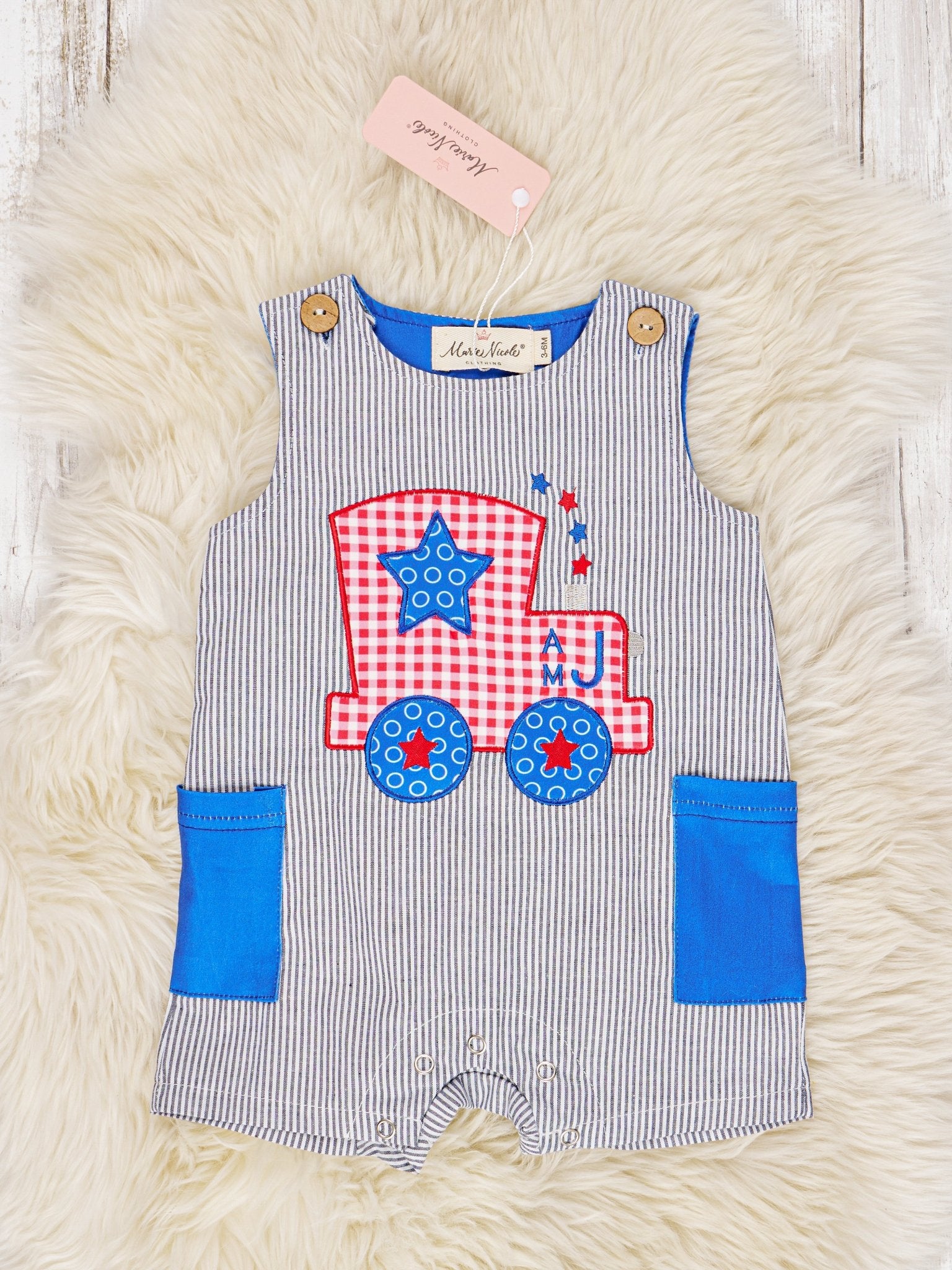Patriotic Train Johnny - Marie Nicole Clothing