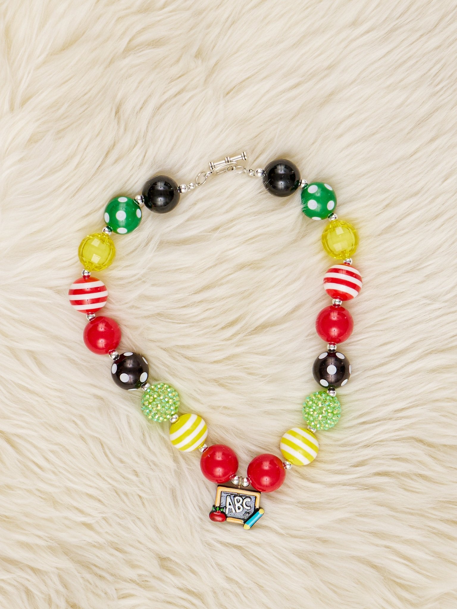 Chalkboard Bubblegum Necklace - Marie Nicole Clothing