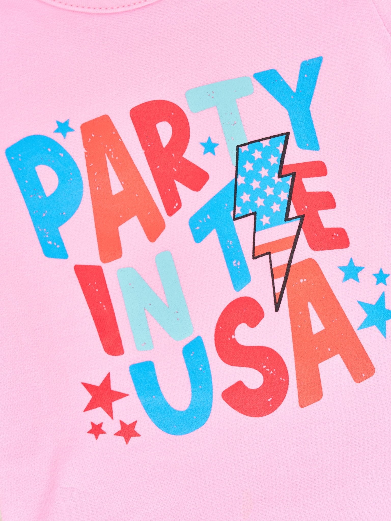 "Party In The USA" Onesie Tulle Outfit - Marie Nicole Clothing