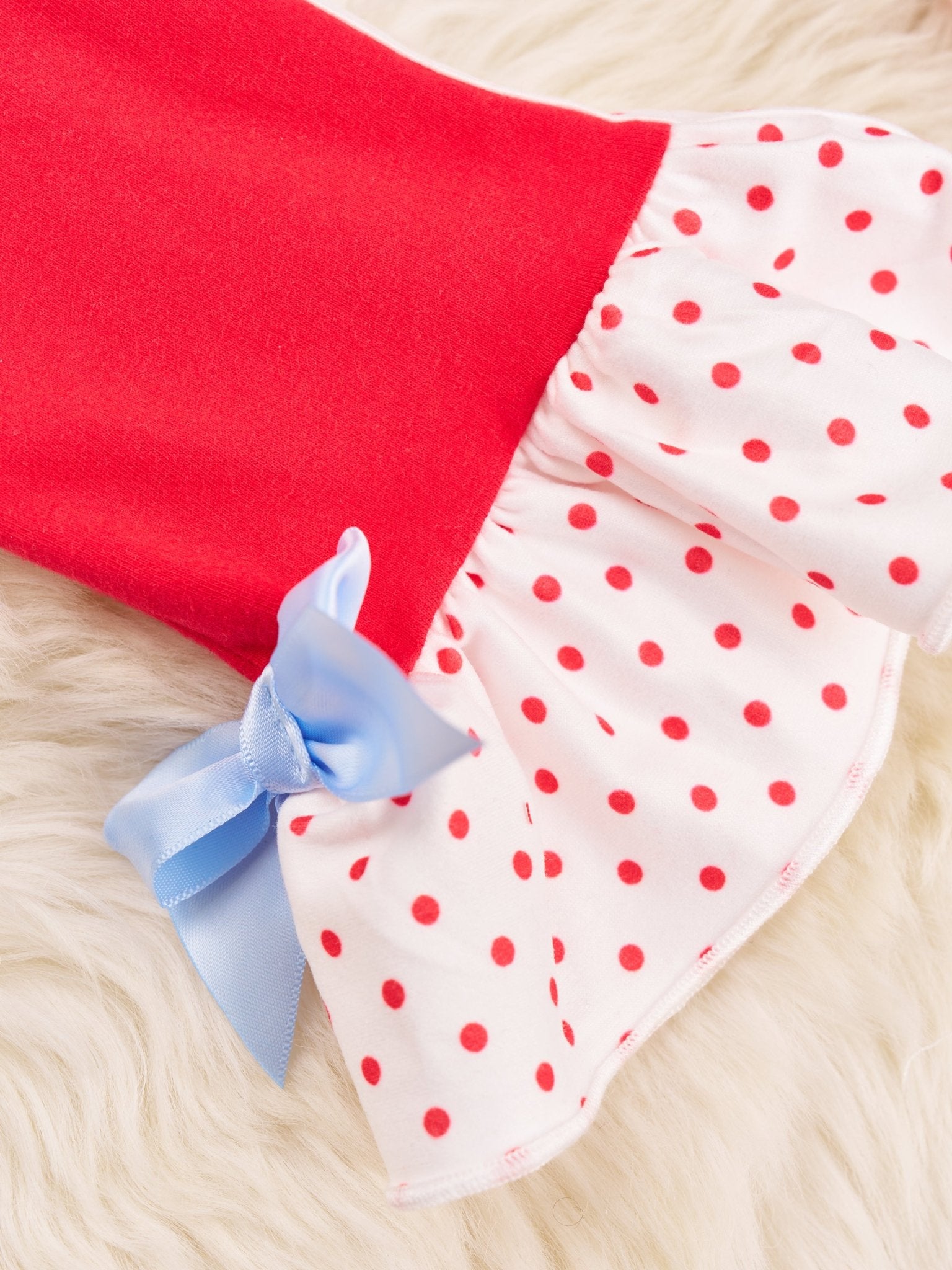 Red Cake Ruffle Romper - Marie Nicole Clothing