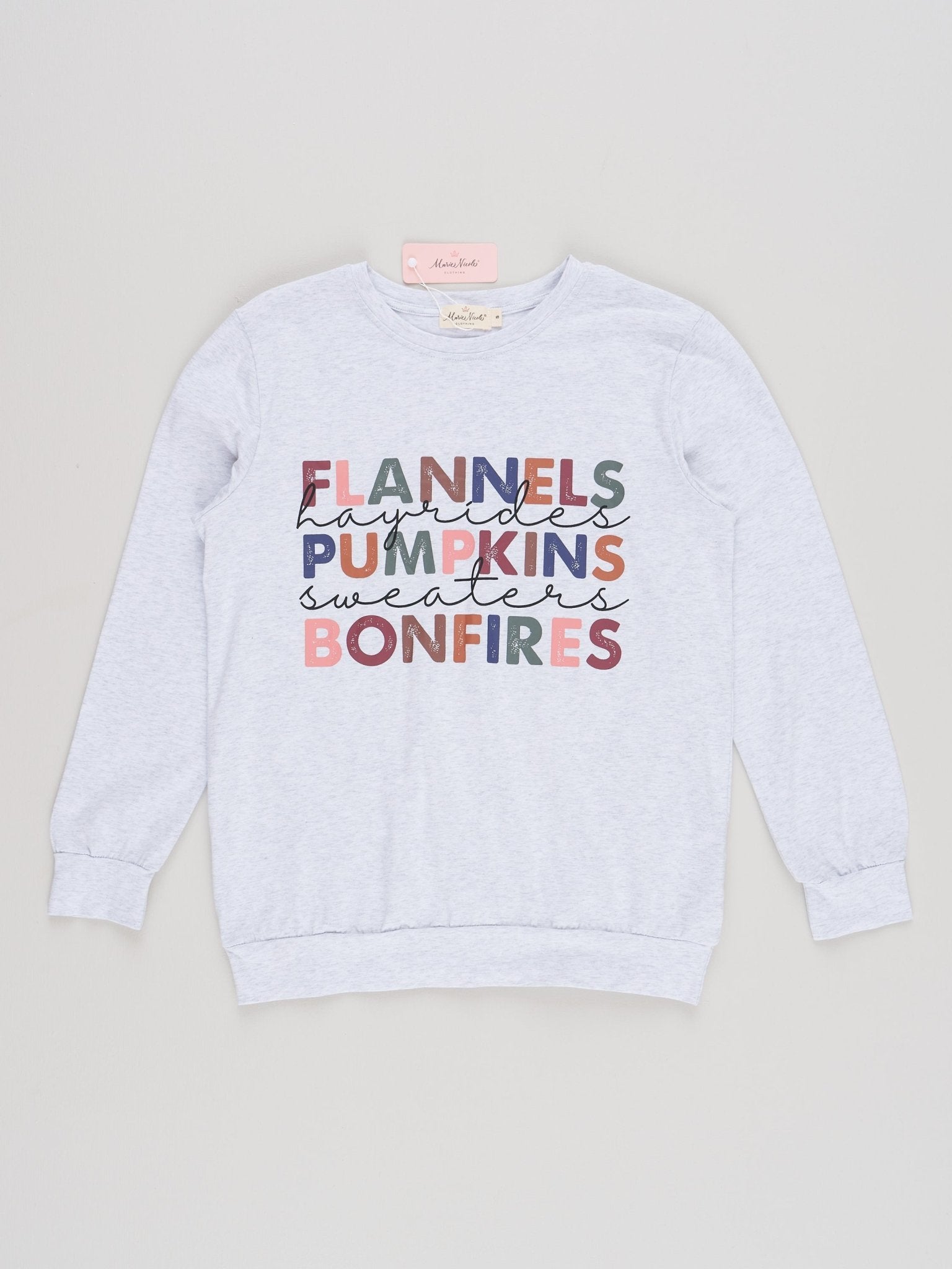 Mom & Me Heather Grey Autumn Memories Shirt - Marie Nicole Clothing