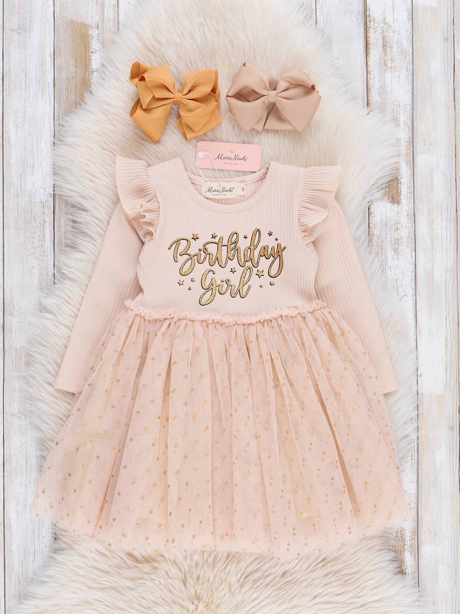 Kids Girl Birthday Special Occasion Dress Tan Birthday Girl Sparkle Tulle Dress Marie Nicole XXL(6yrs) Kids Girl Birthday Special Occasion Dress Tan Birthday Girl Sparkle Tulle Dress Marie Nicole XXL(6yrs)