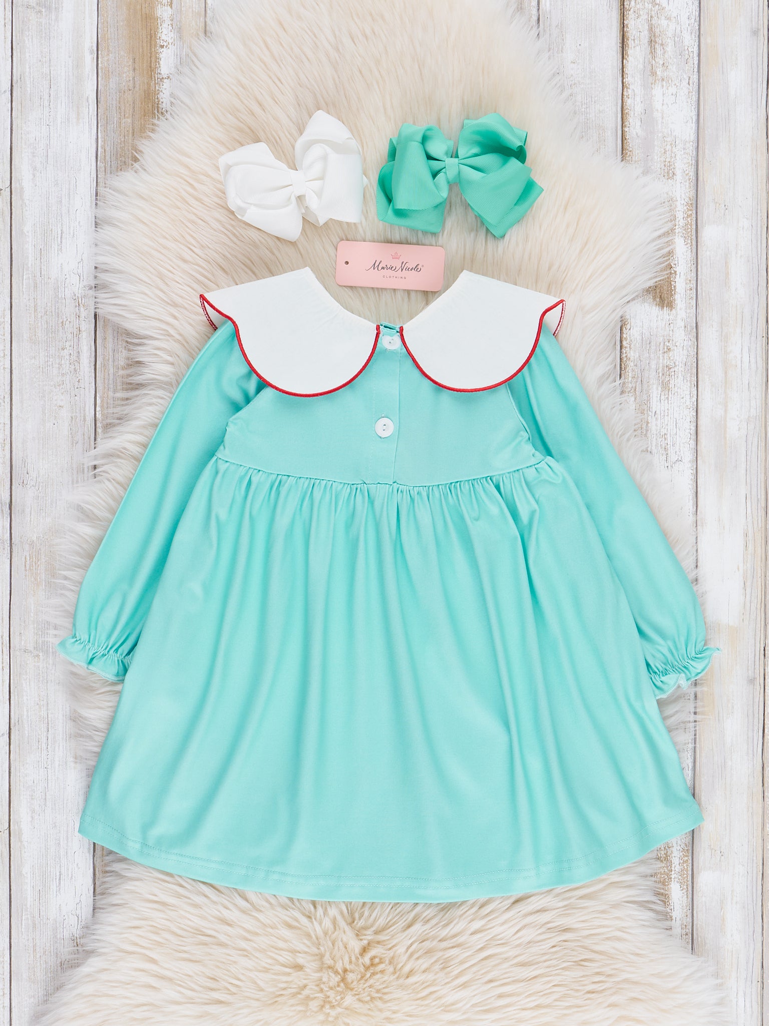 Teal & Red Gingham